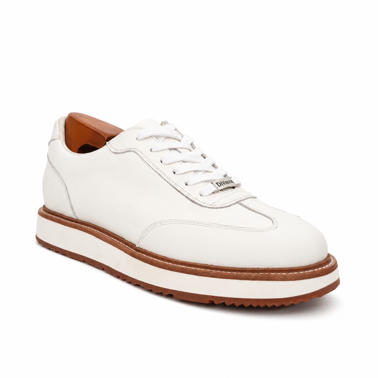 Ivory Platform Derby Sneaker