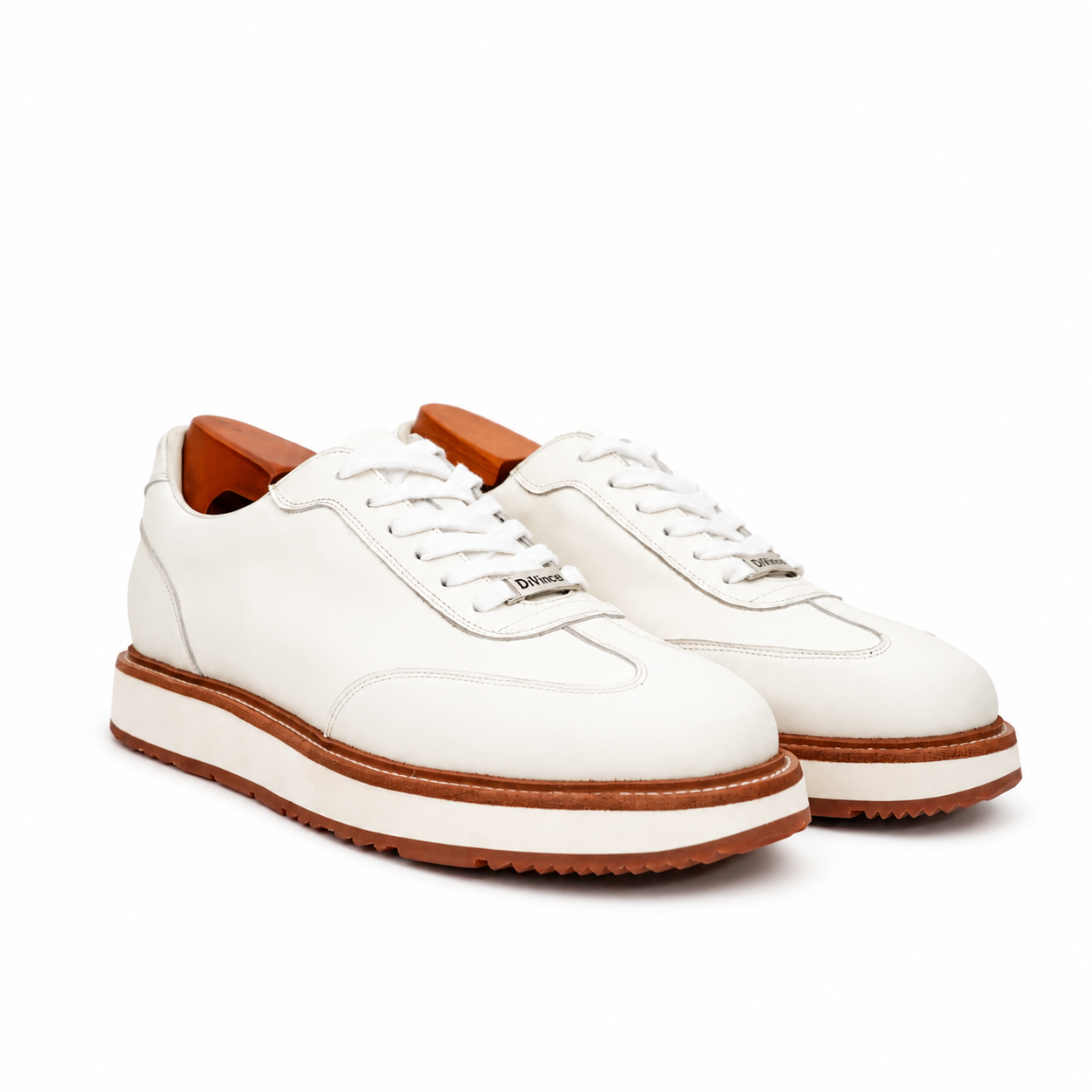 Ivory Platform Derby Sneaker