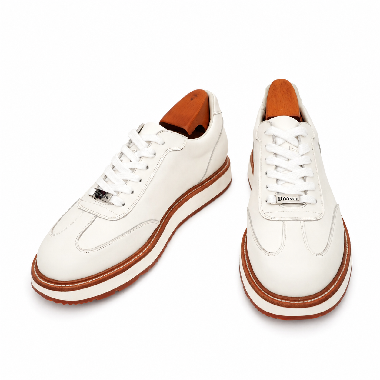 Ivory Platform Derby Sneaker