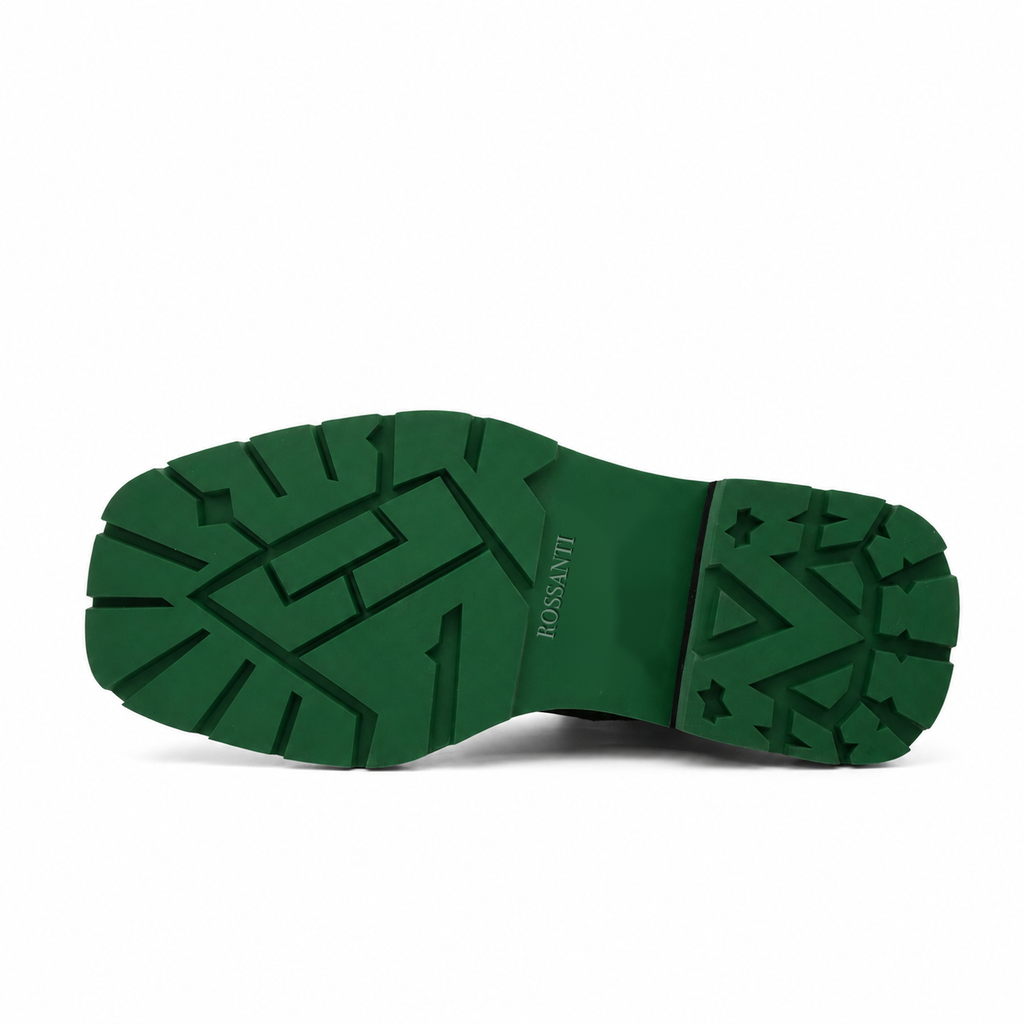 Black Blue Green Platform Boot