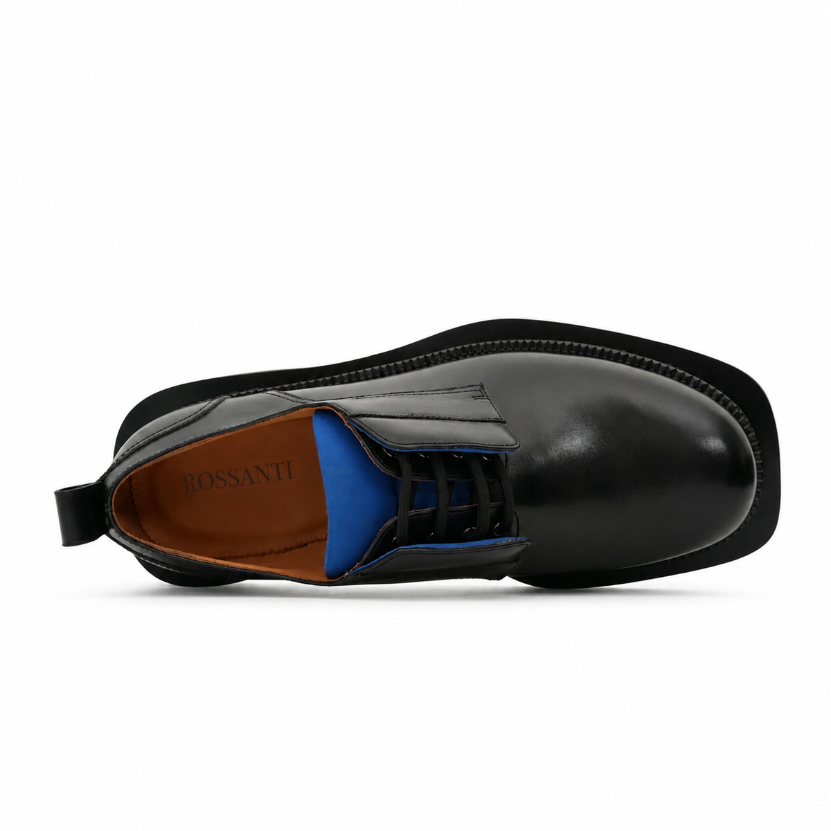 Black Blue Green Platform Derby