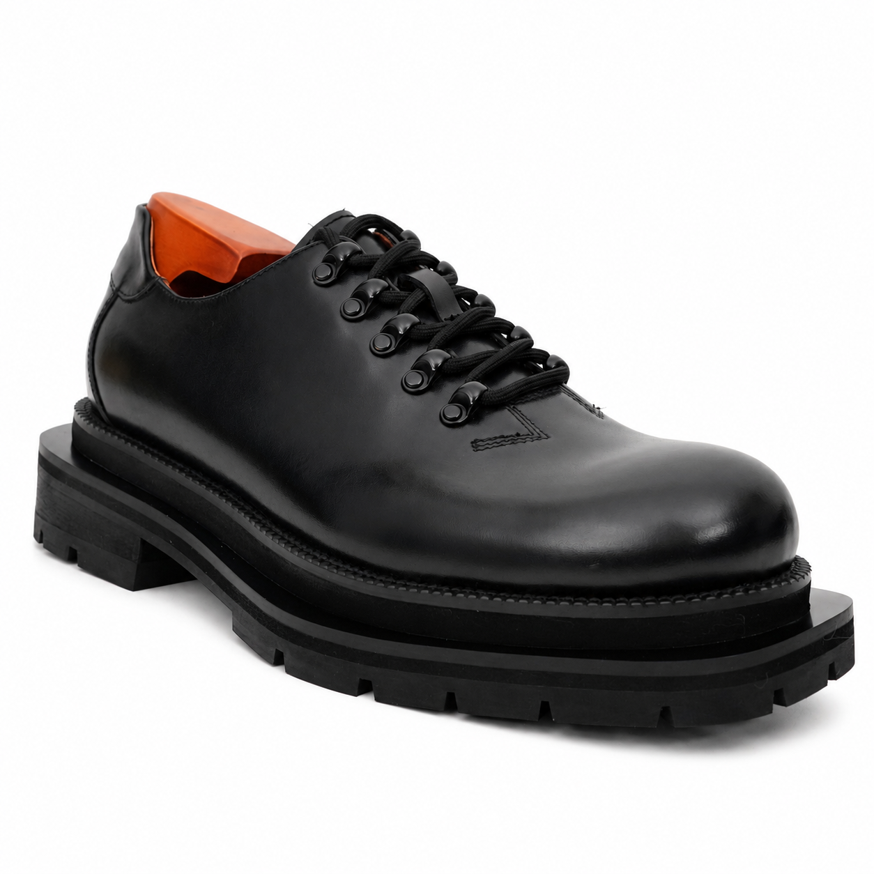 Black Platform Lug Derby
