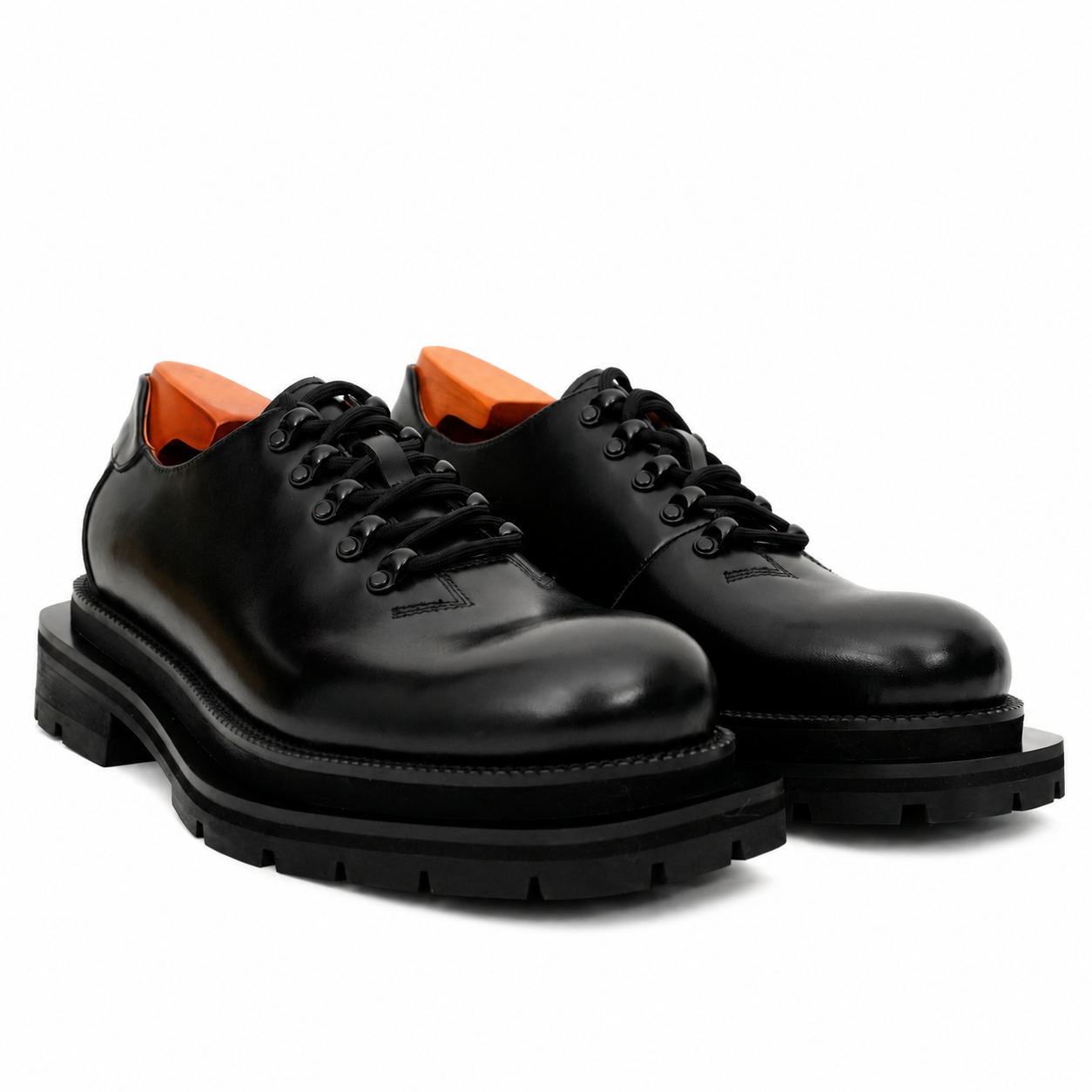 Black Platform Lug Derby