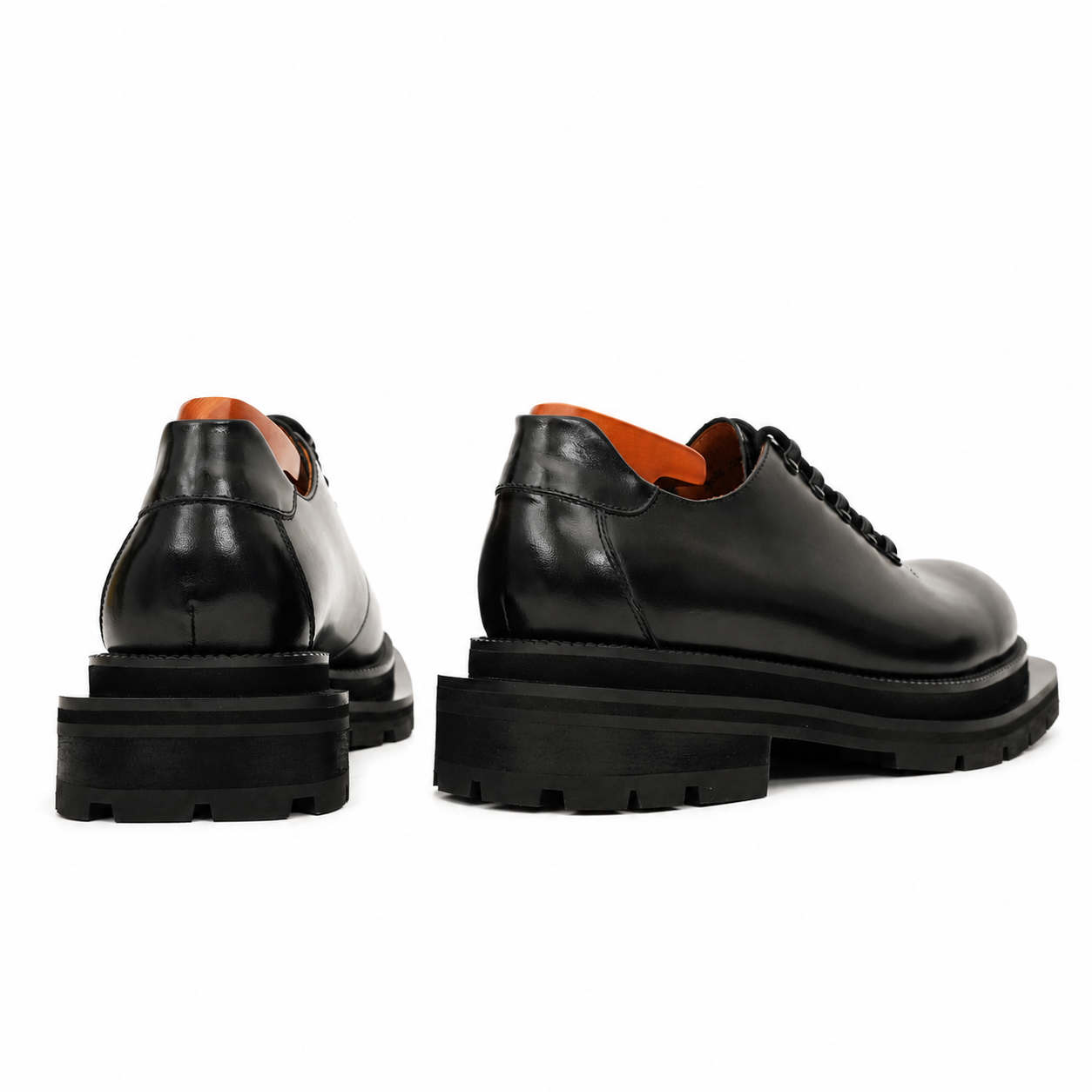 Black Platform Lug Derby