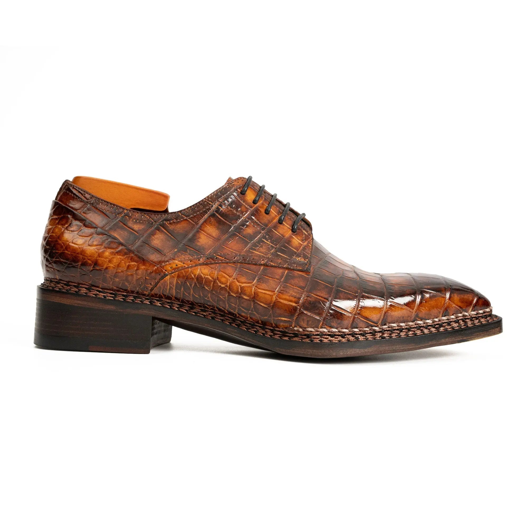 Cognac Crocodile Norwegian Derby