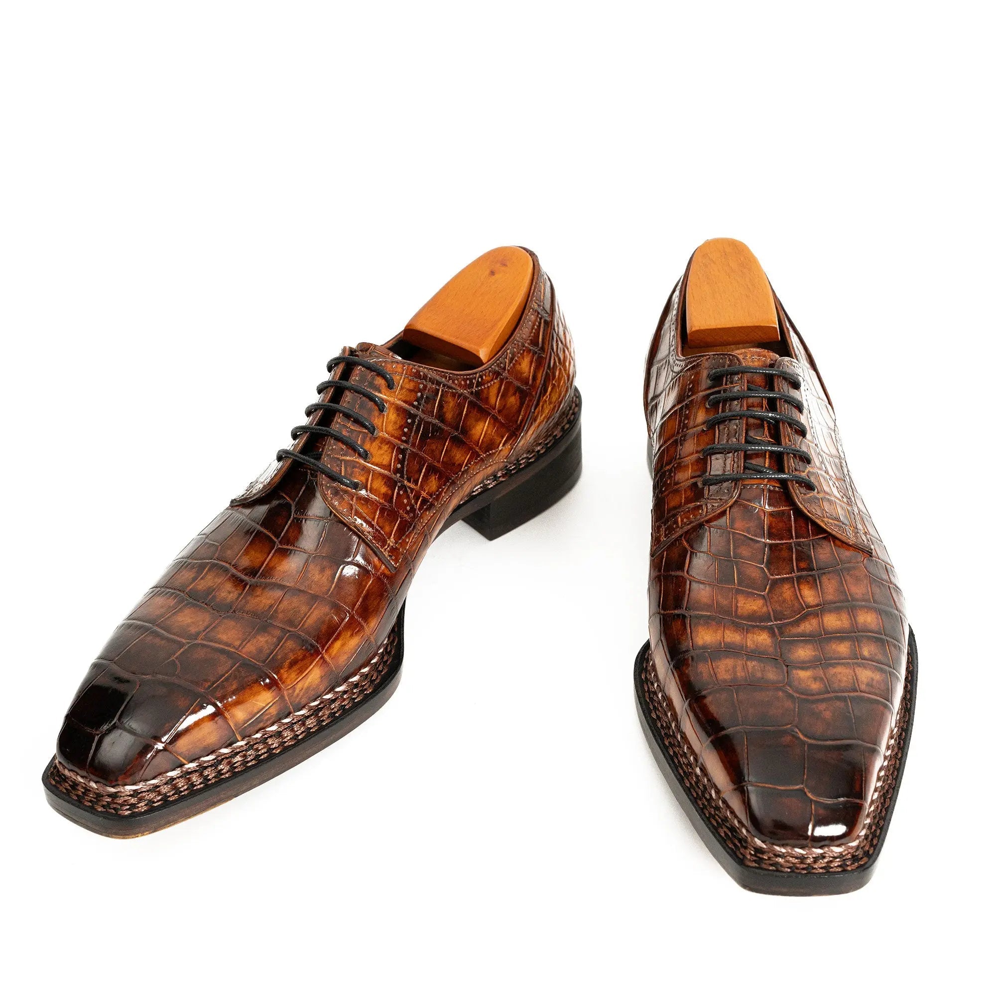 Cognac Crocodile Norwegian Derby