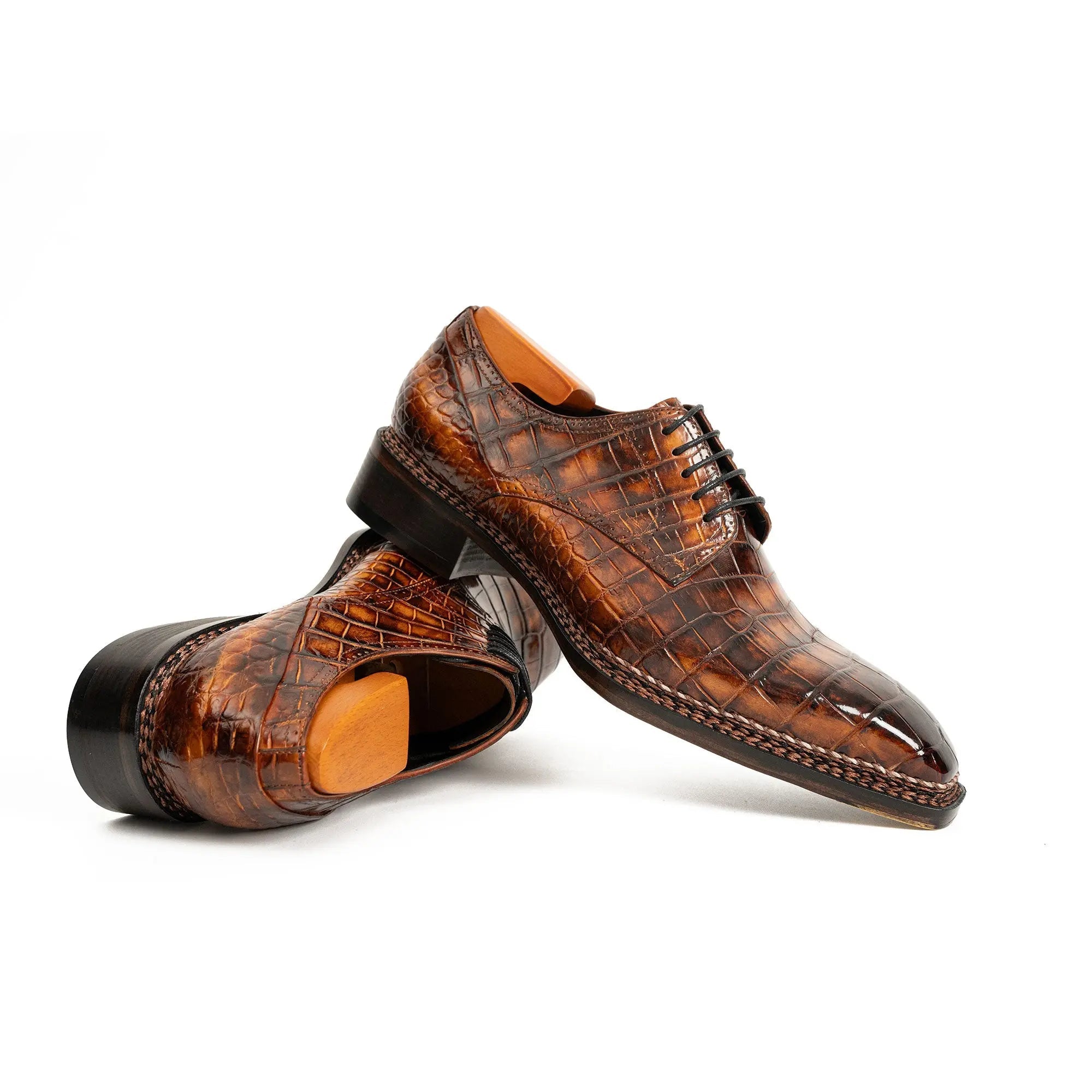 Cognac Crocodile Norwegian Derby
