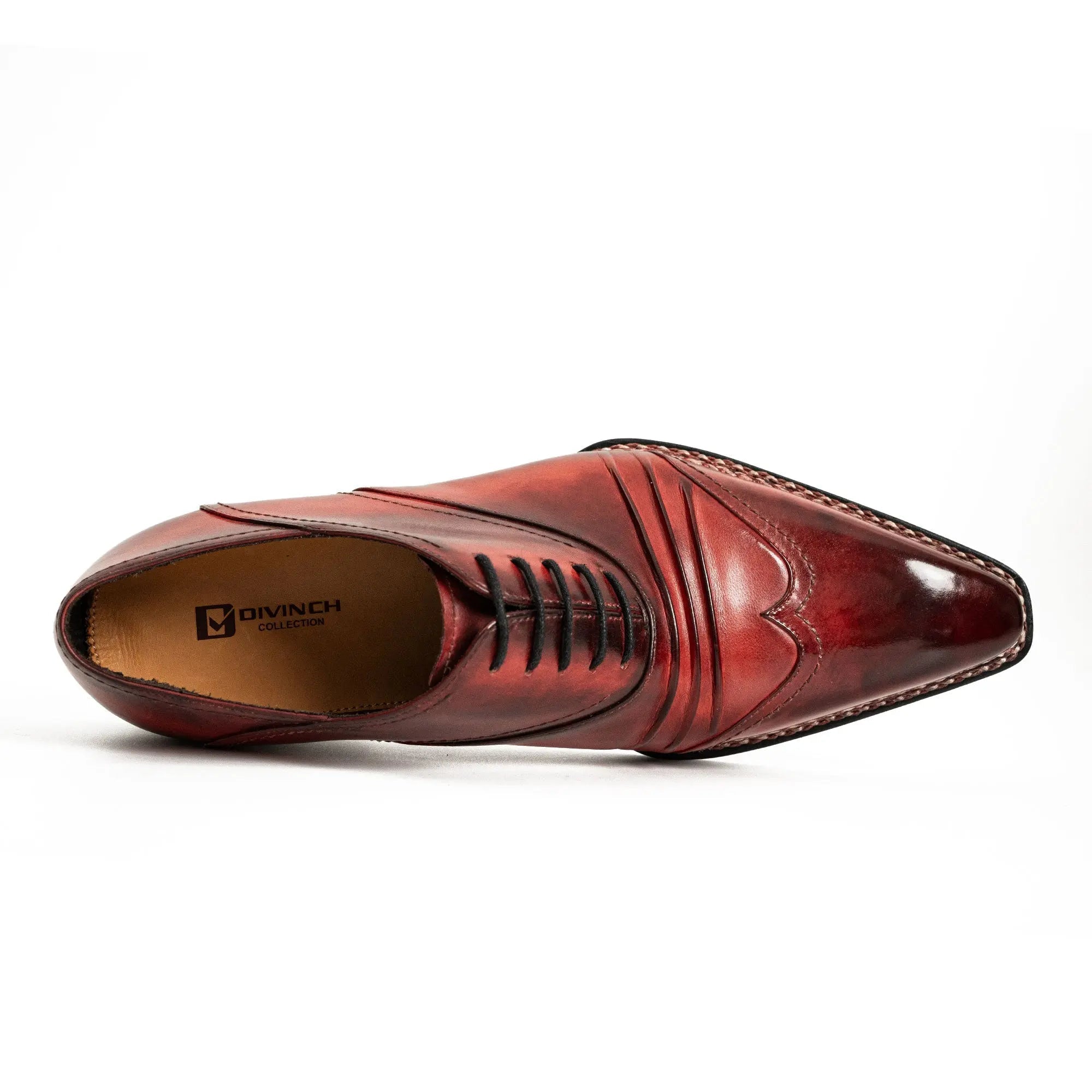 Bordeaux Crocodile Oxford