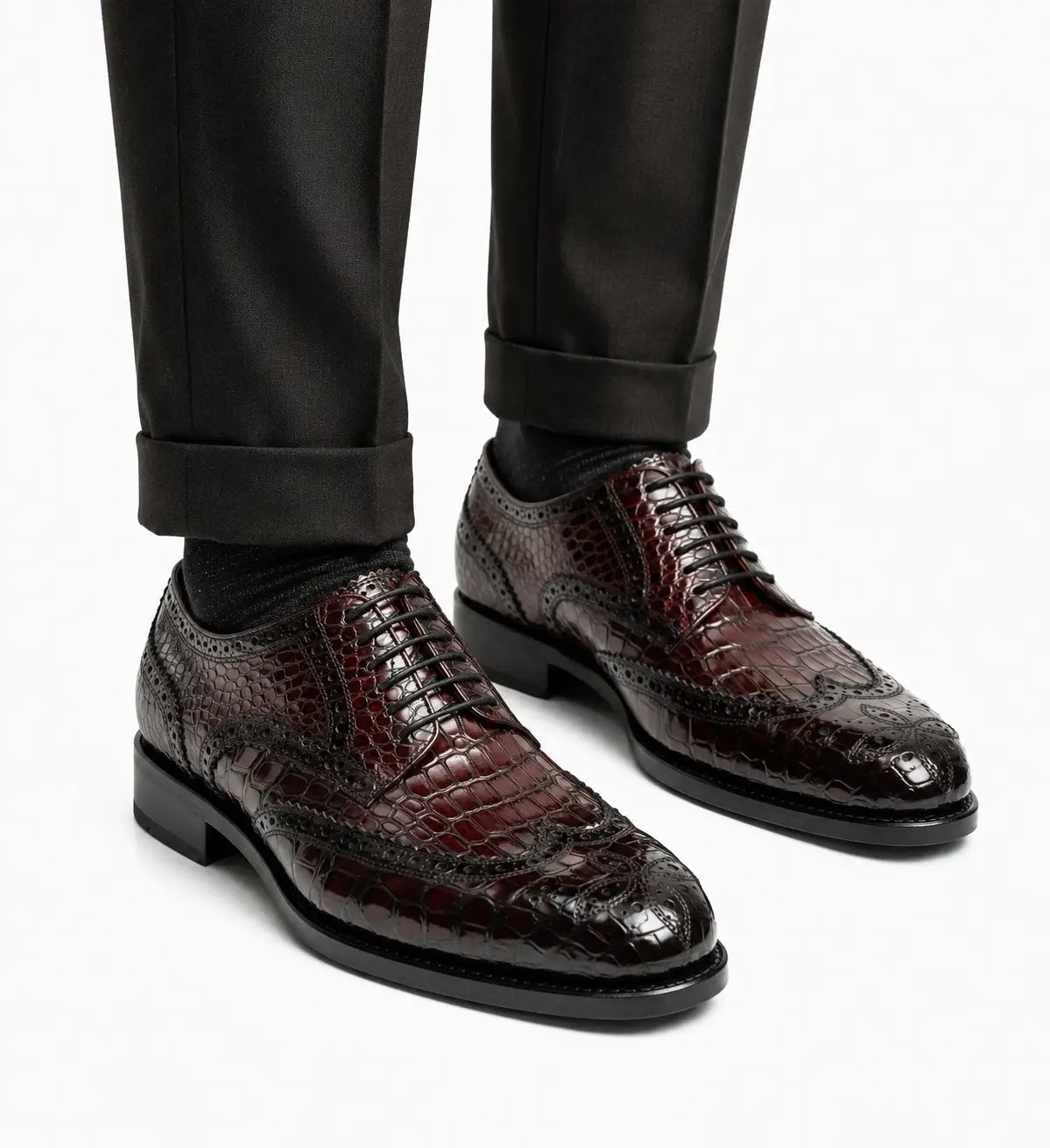Crocodile Goodyear Derby Shoe