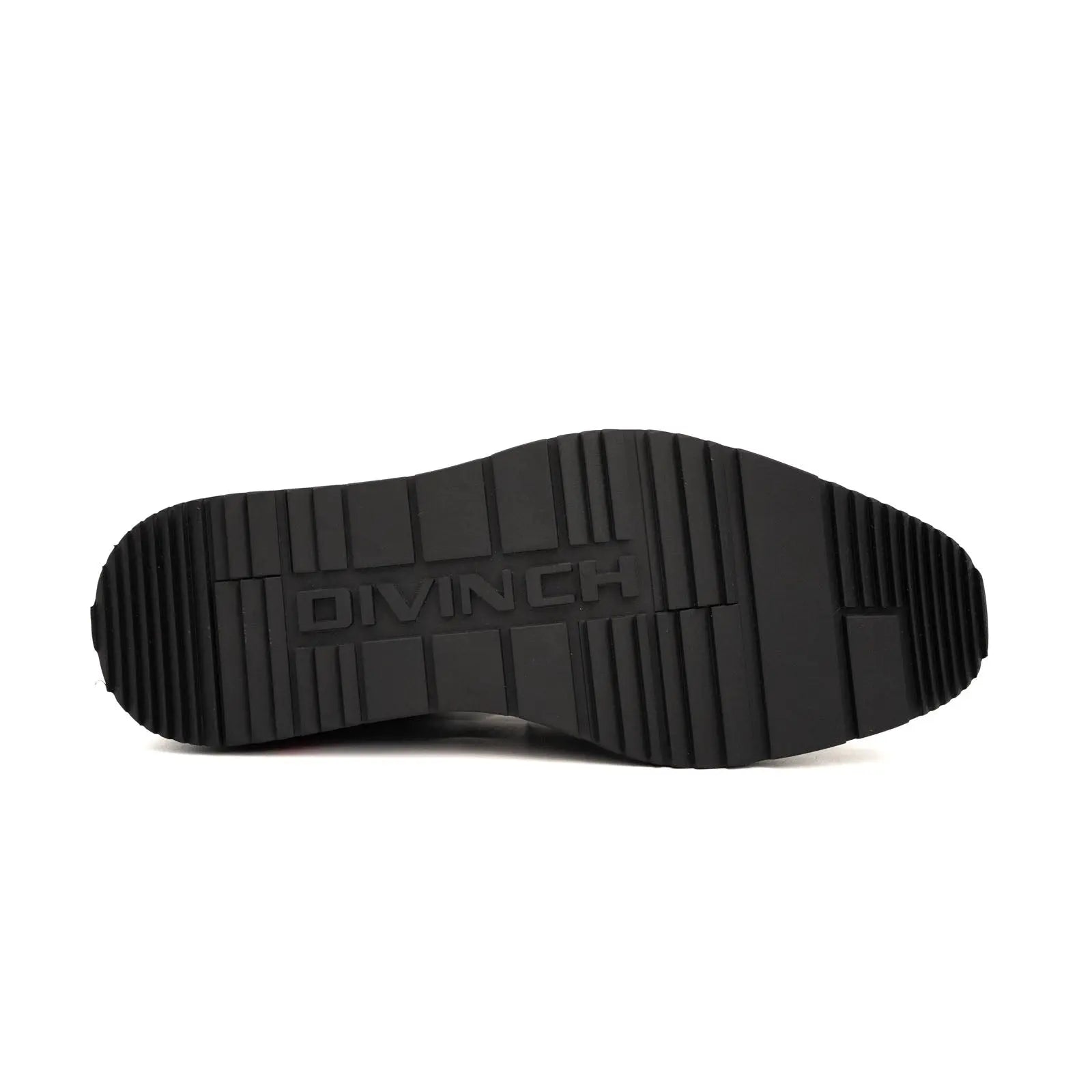 Black Brogue Lace-Up Boots with Foam Sole