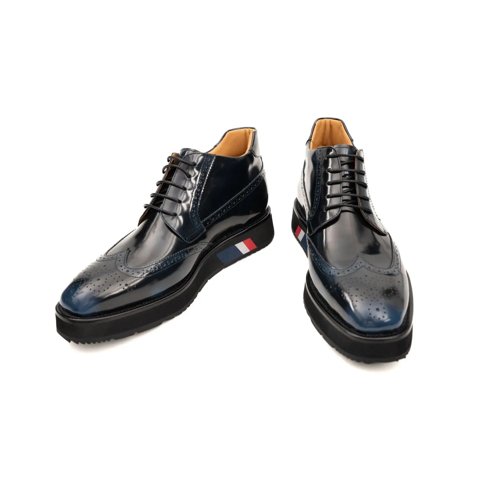 Midnight Blue Platform Derby