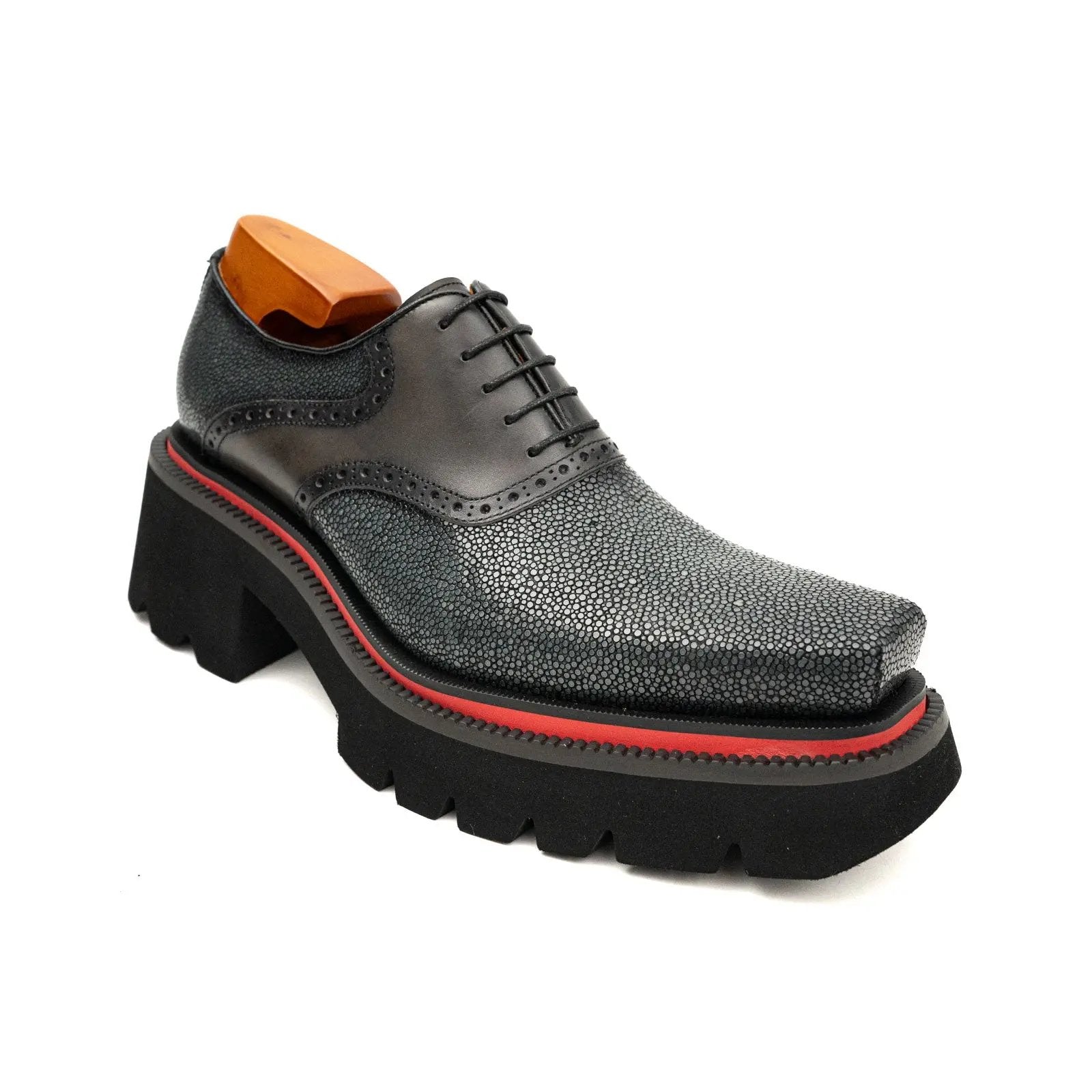 Textured Lug Sole Oxford