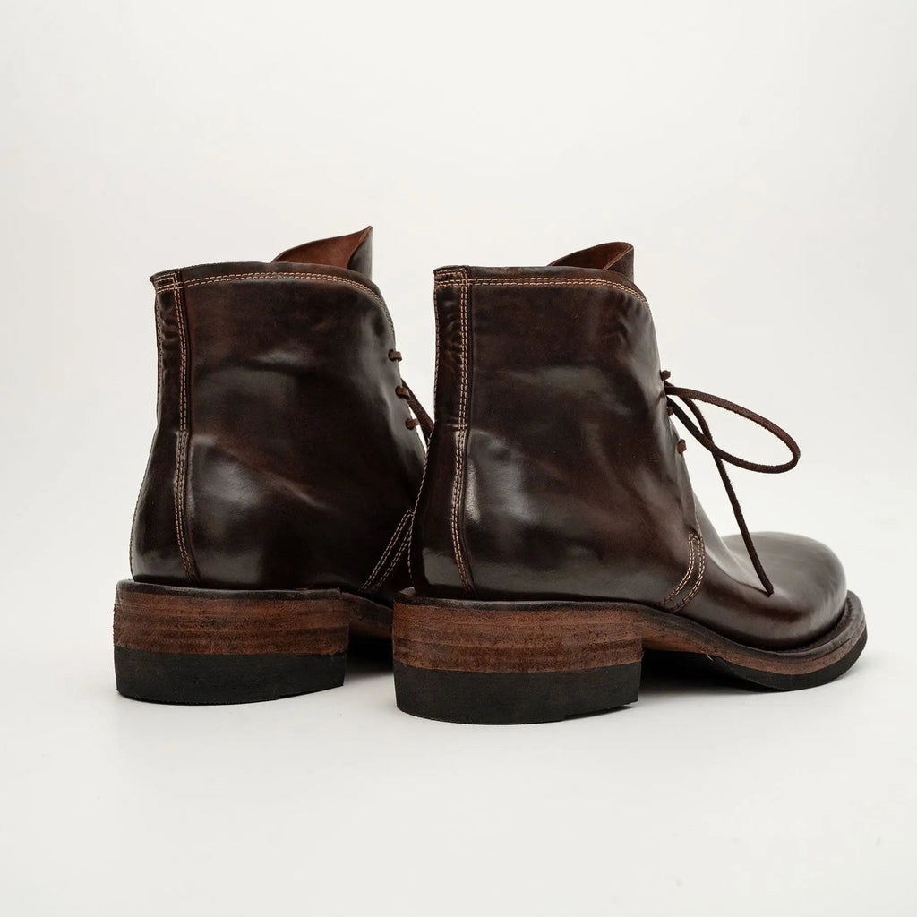 Dark Brown Horsehide Chukka Boots