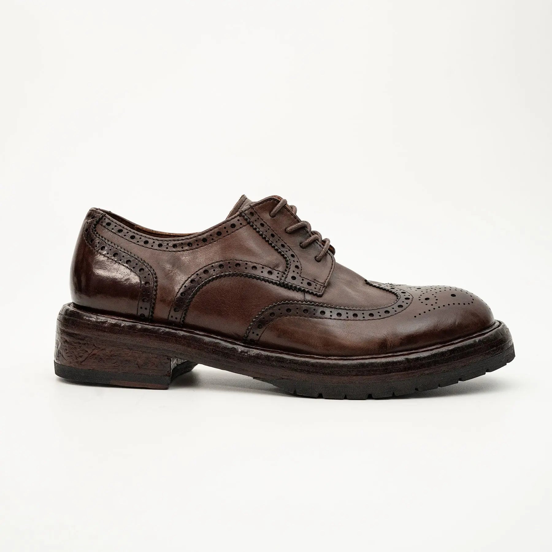 Dark Brown Washed Derby