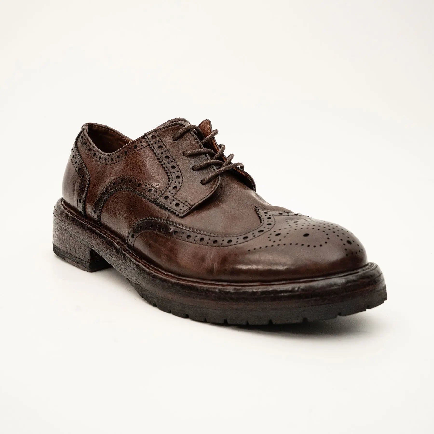 Dark Brown Washed Derby