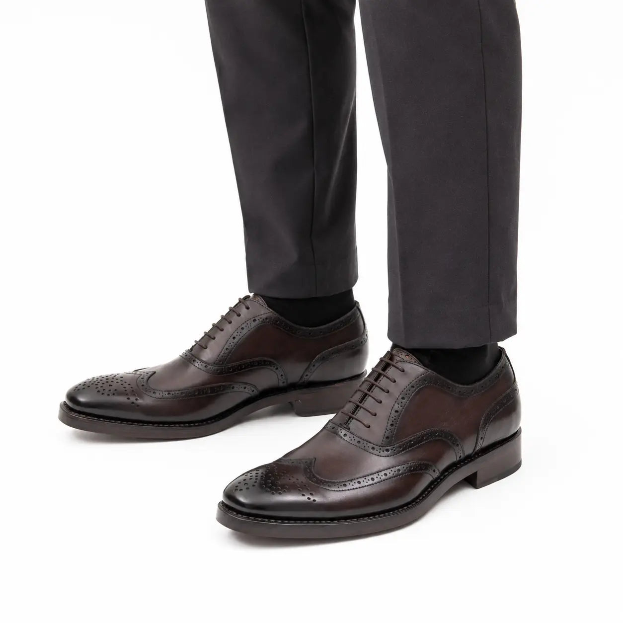 Dark Brown Wingtip Oxford