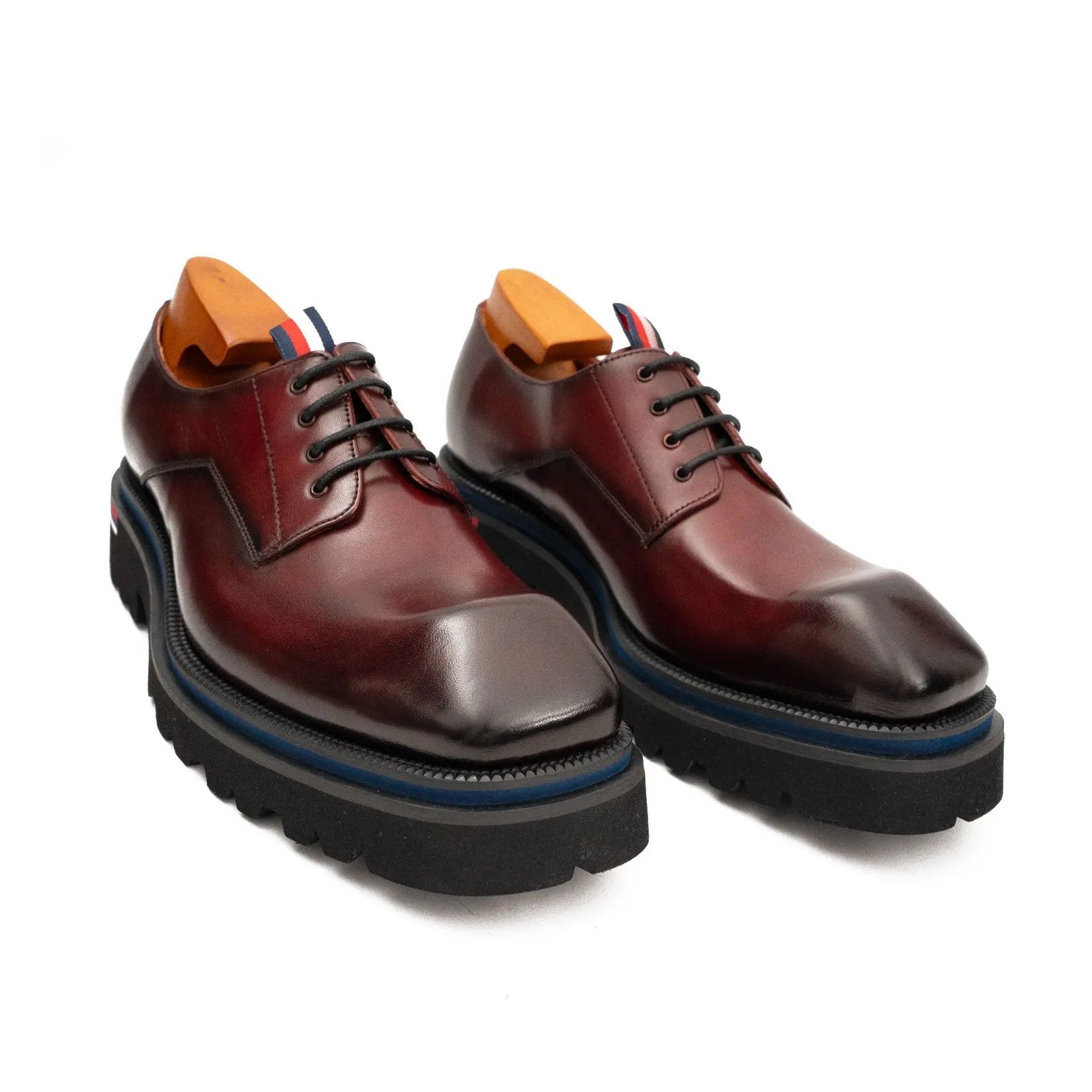 Burgundy Lug Sole Derby