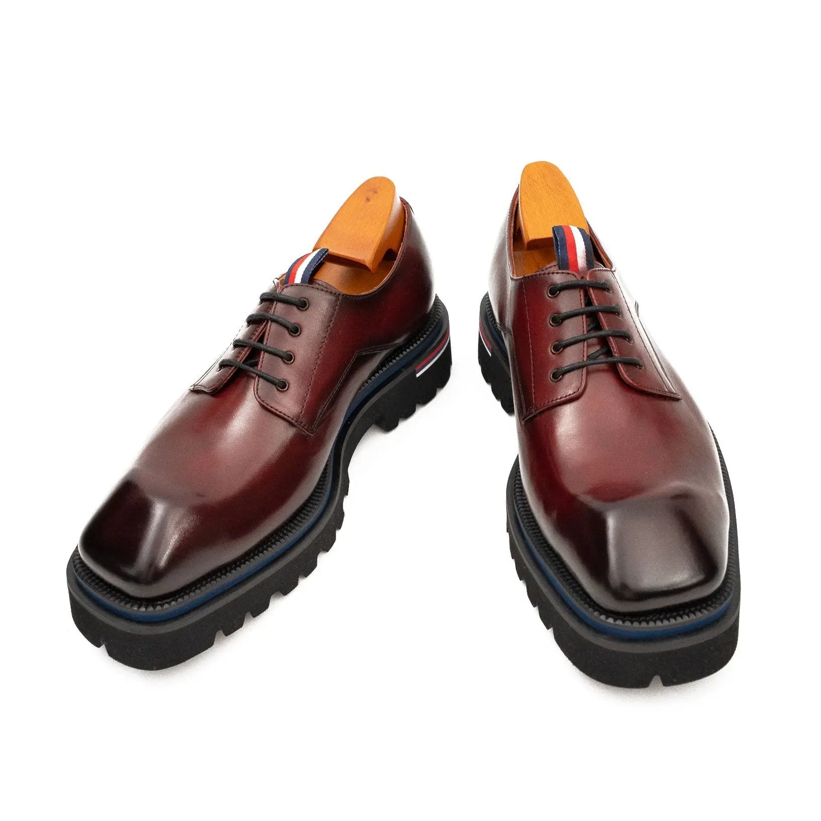 Burgundy Lug Sole Derby