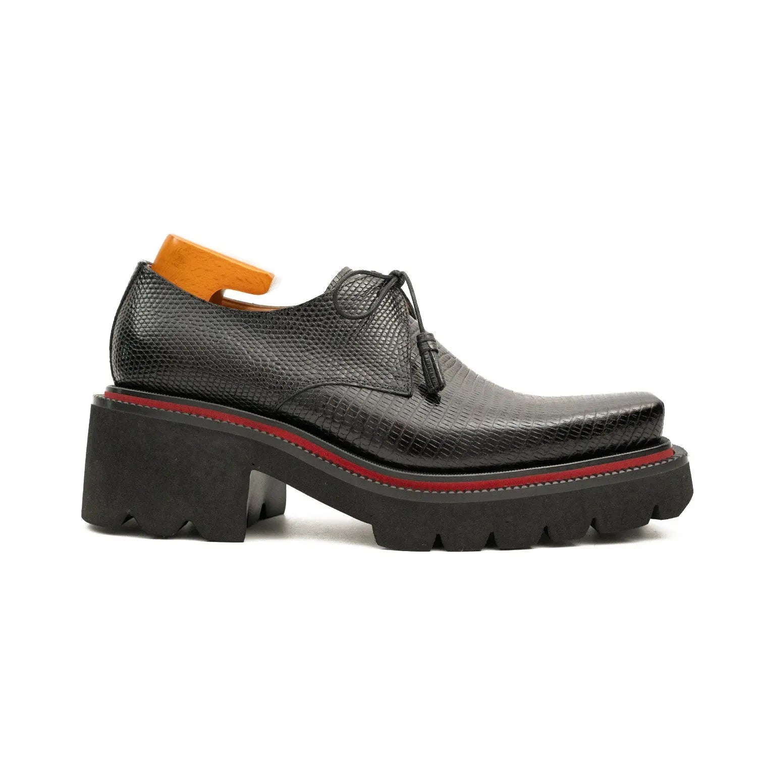 Textured Black Derby