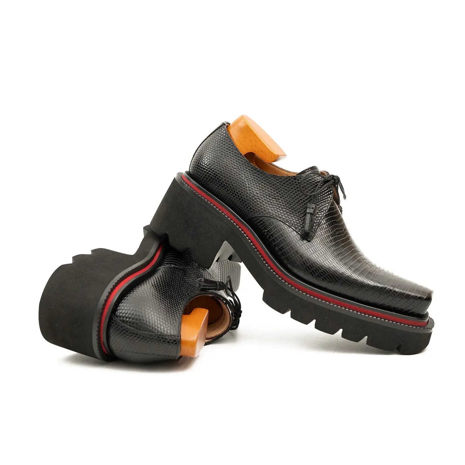 Textured Black Derby