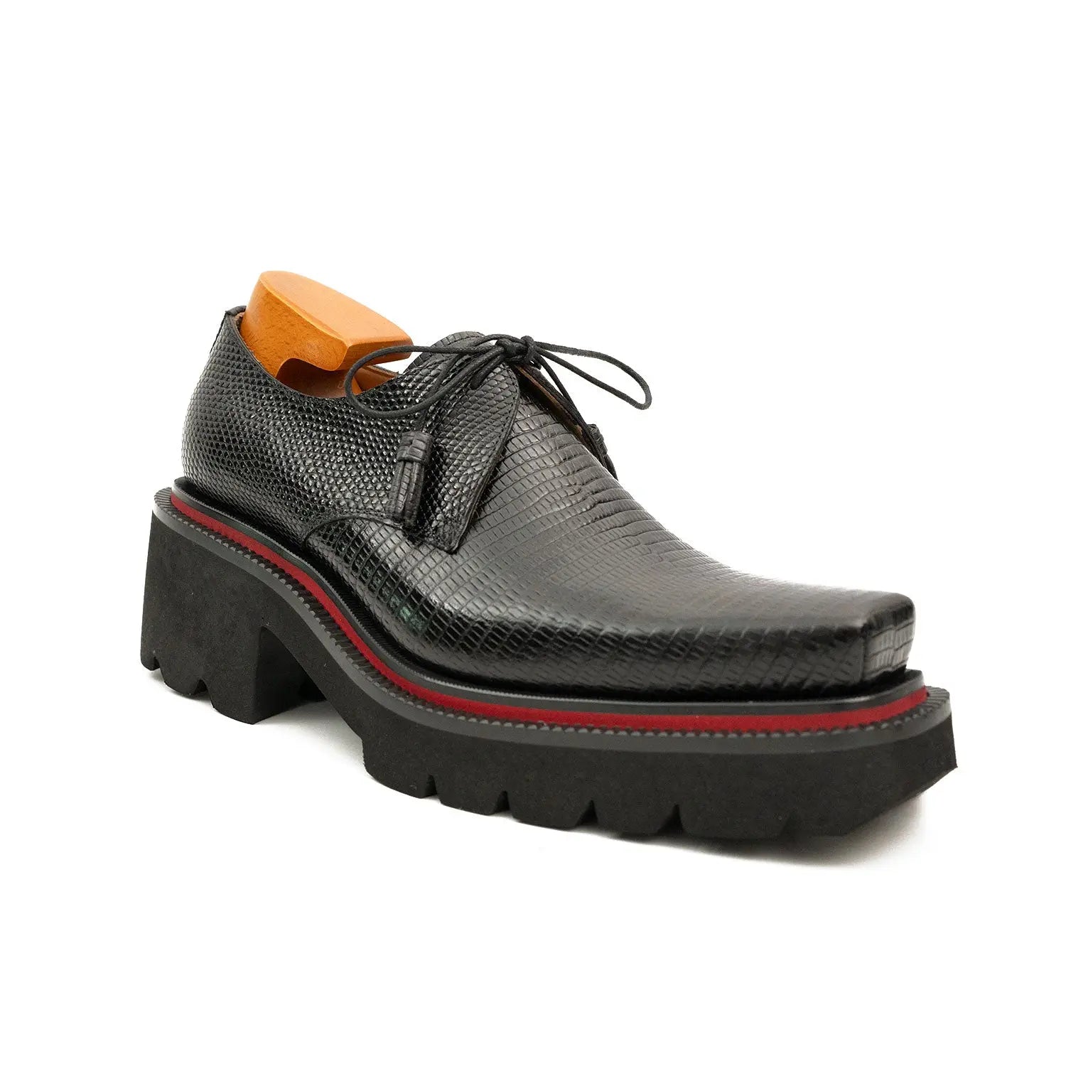 Textured Black Derby