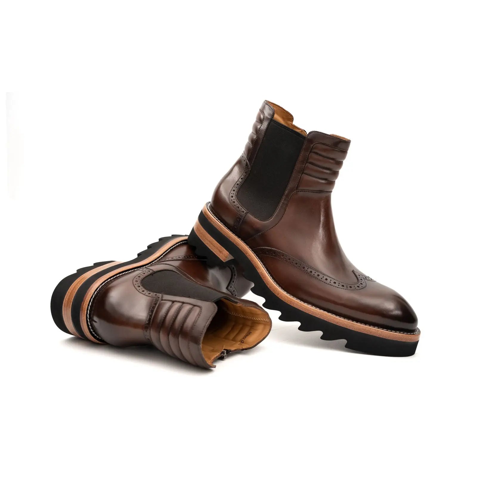 Espresso Platform Chelsea Boot