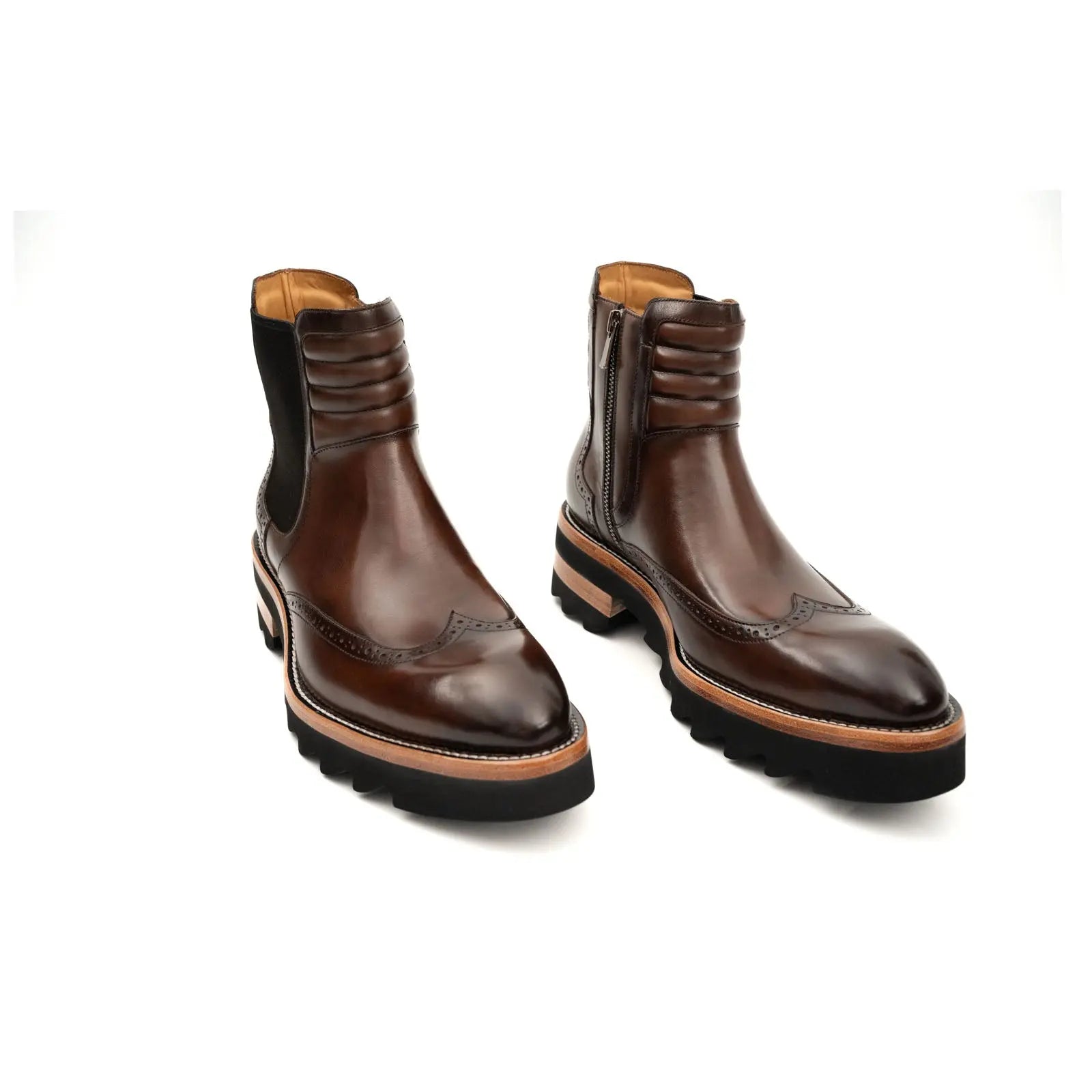 Espresso Platform Chelsea Boot