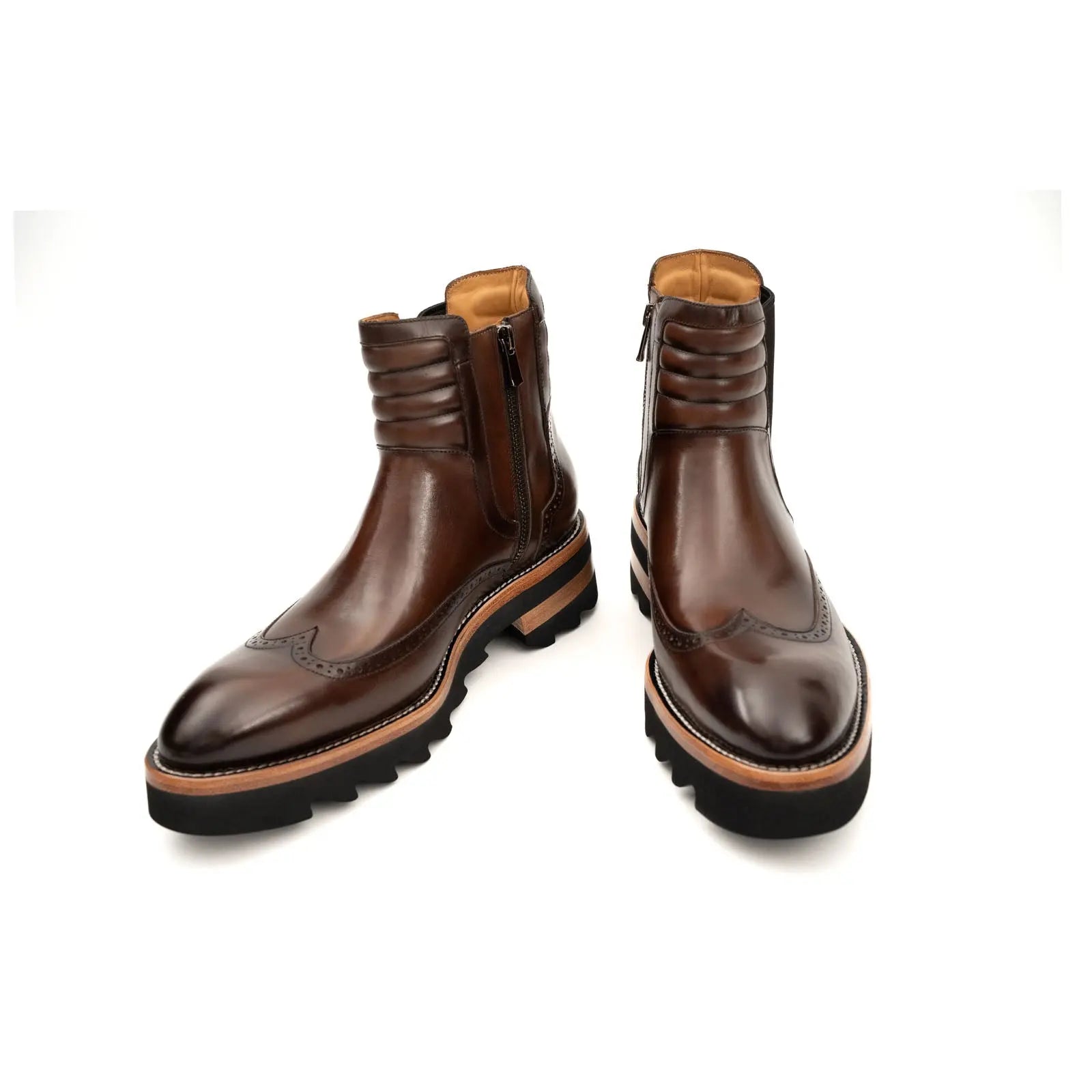 Espresso Platform Chelsea Boot