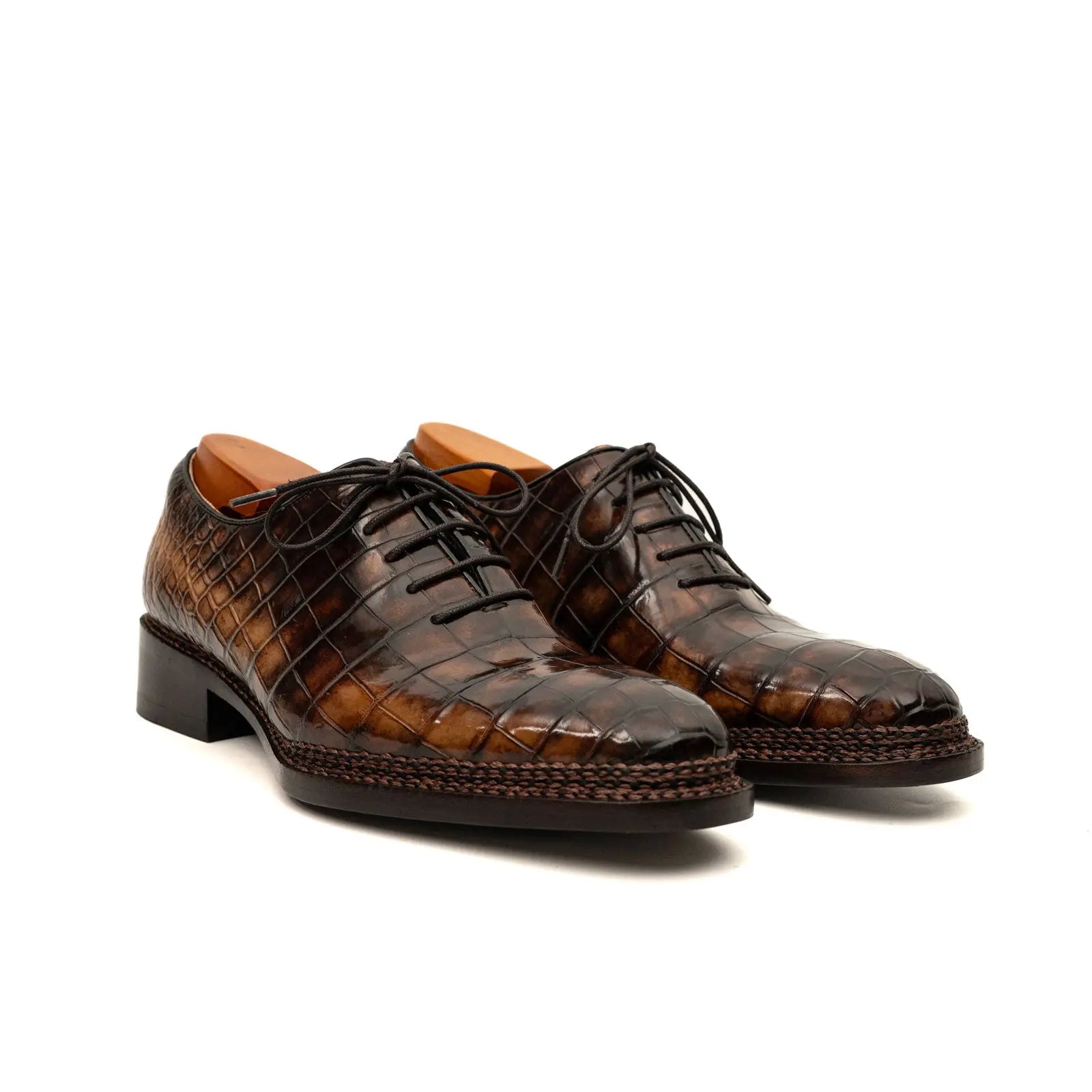 Espresso Crocodile Oxford