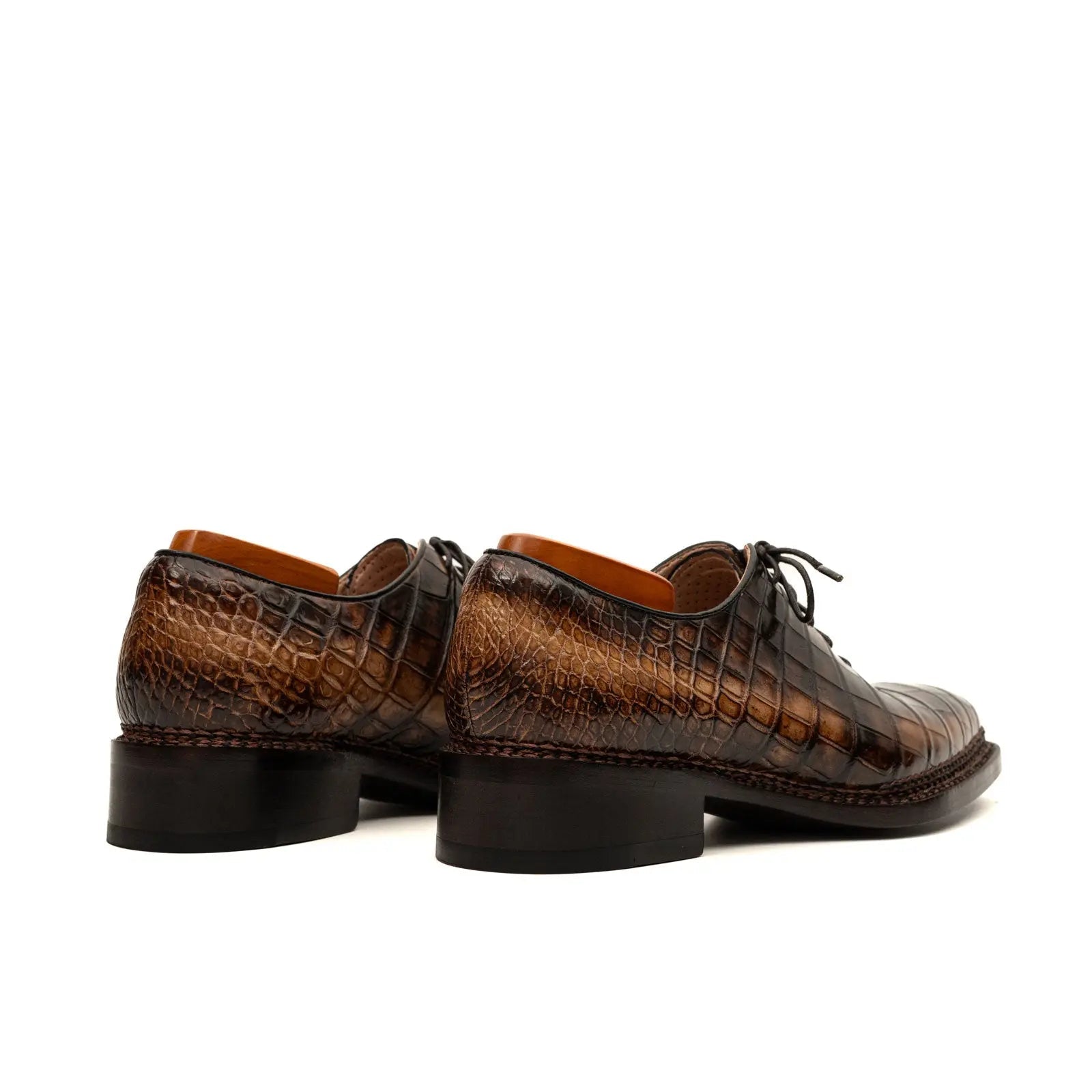 Espresso Crocodile Oxford