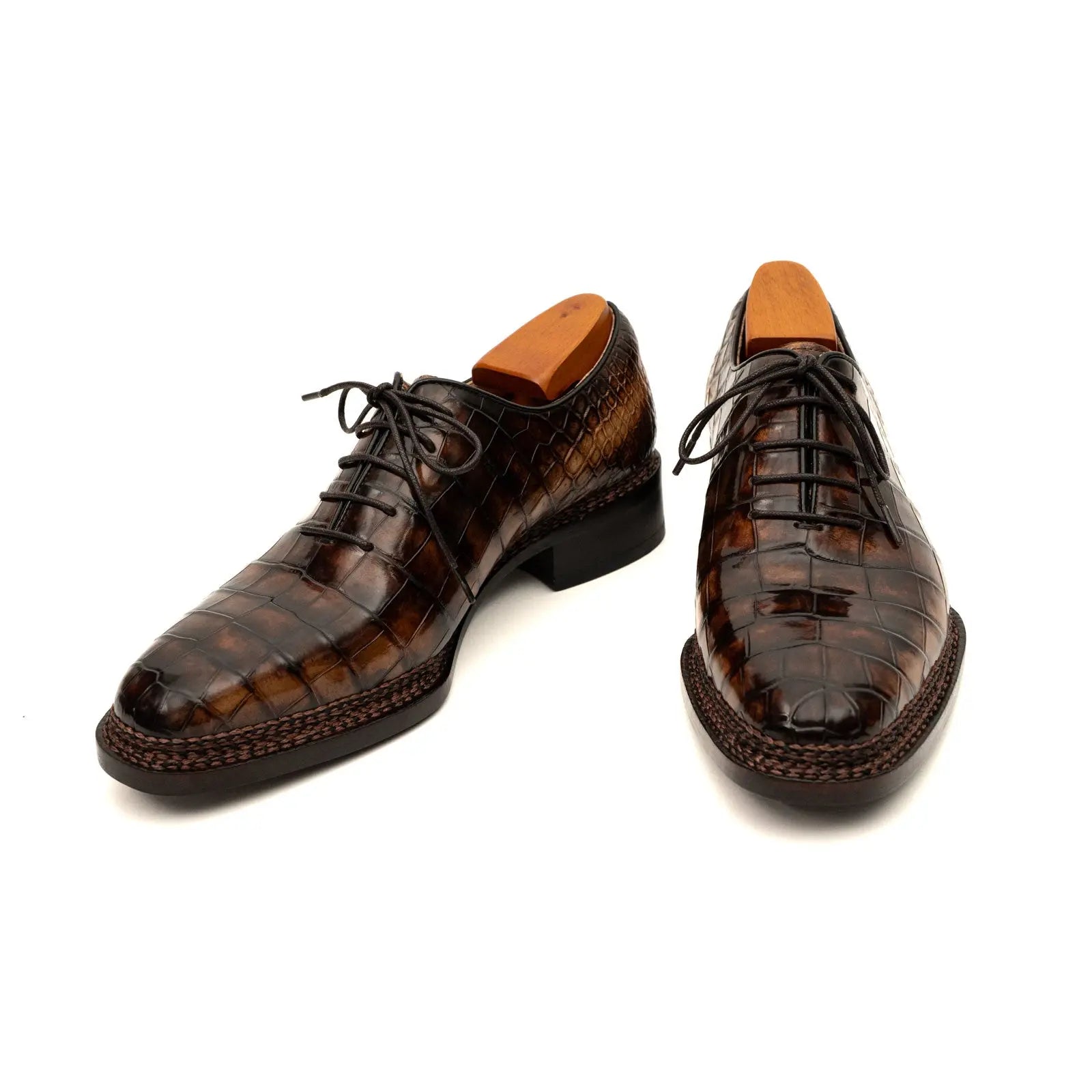 Espresso Crocodile Oxford
