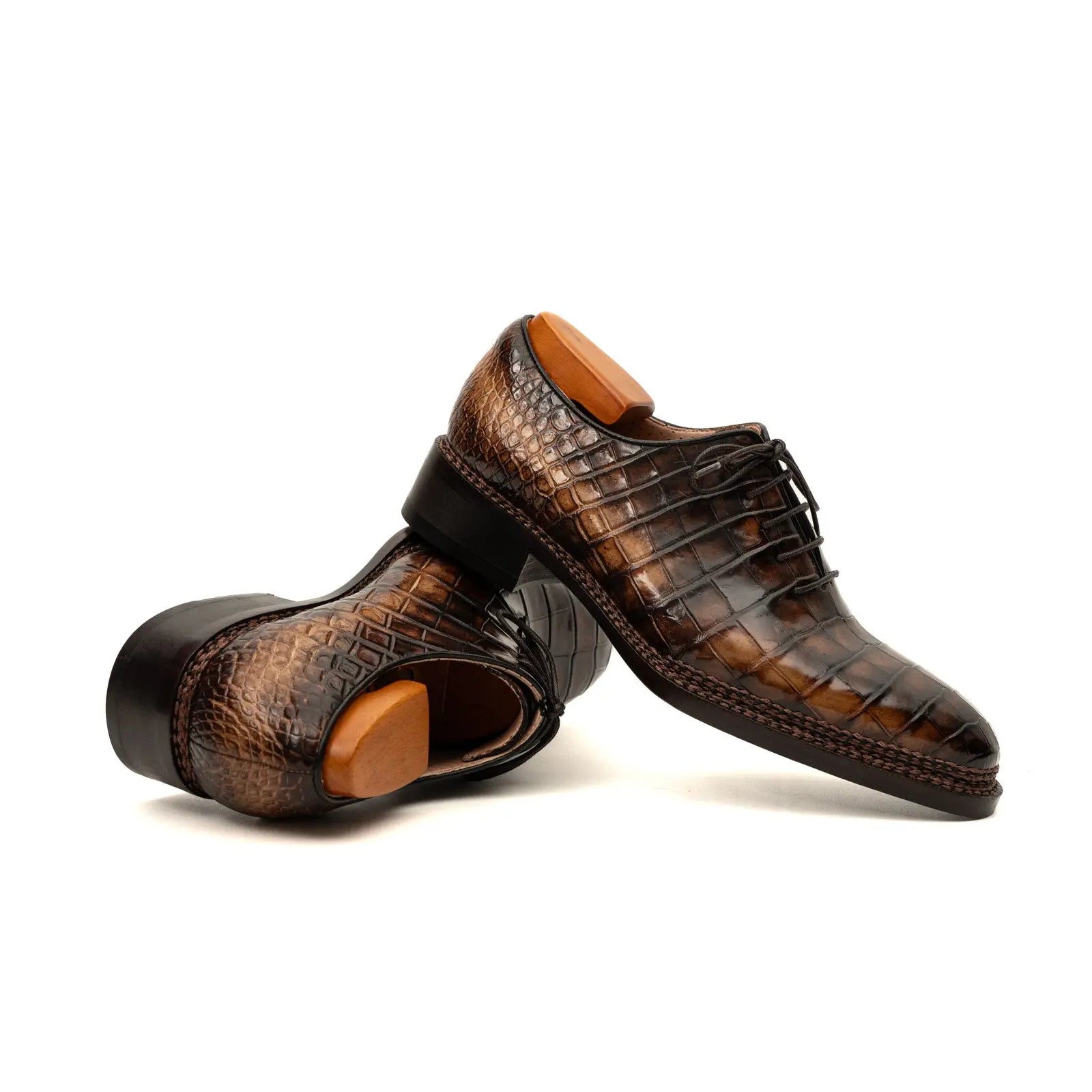 Espresso Crocodile Oxford