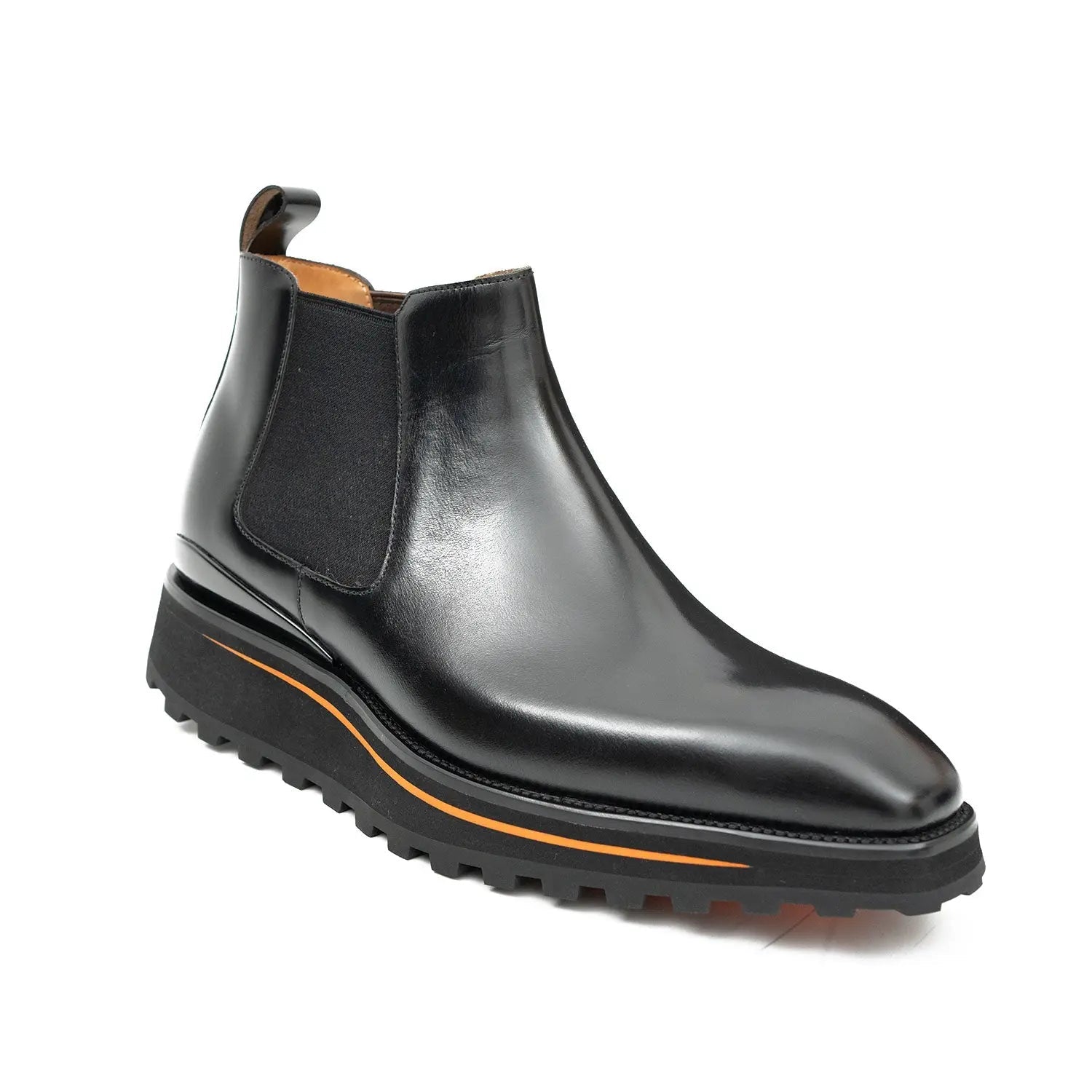 Black Chelsea Lug Boots