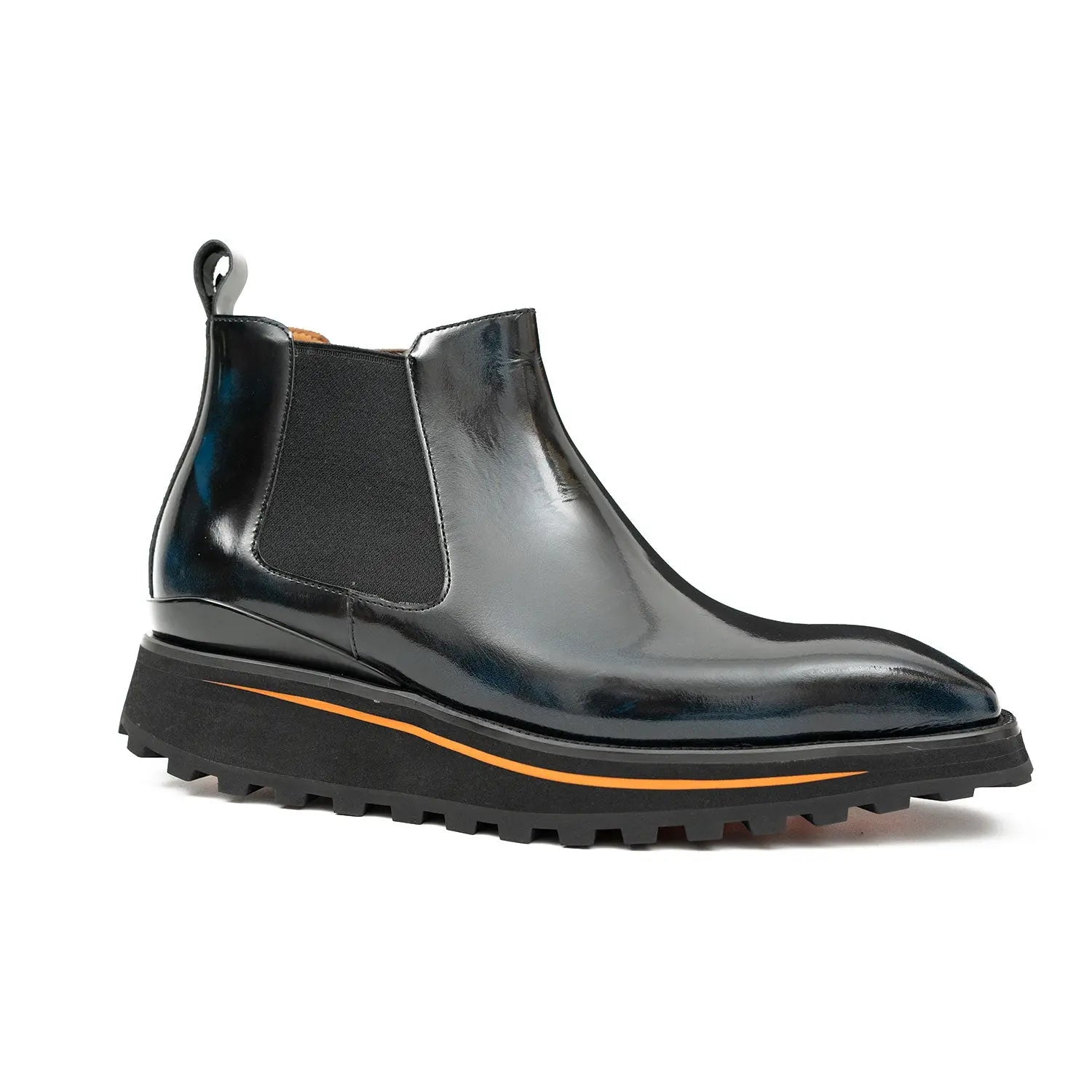 Black Calf Chelsea Boots
