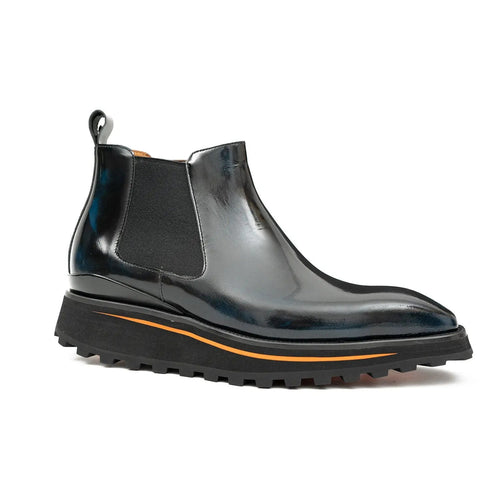Black Calf Chelsea Boots
