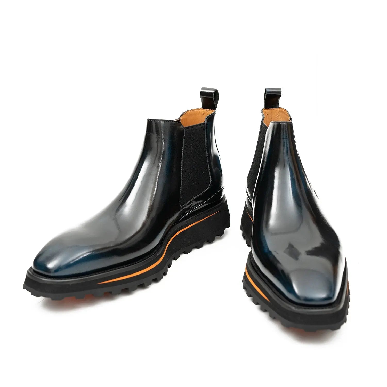 Black Calf Chelsea Boots