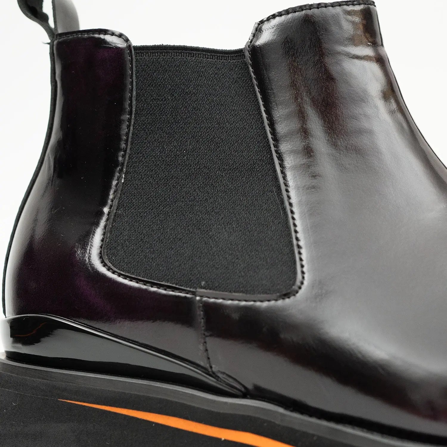 Polished Black Calf Chelsea Boots