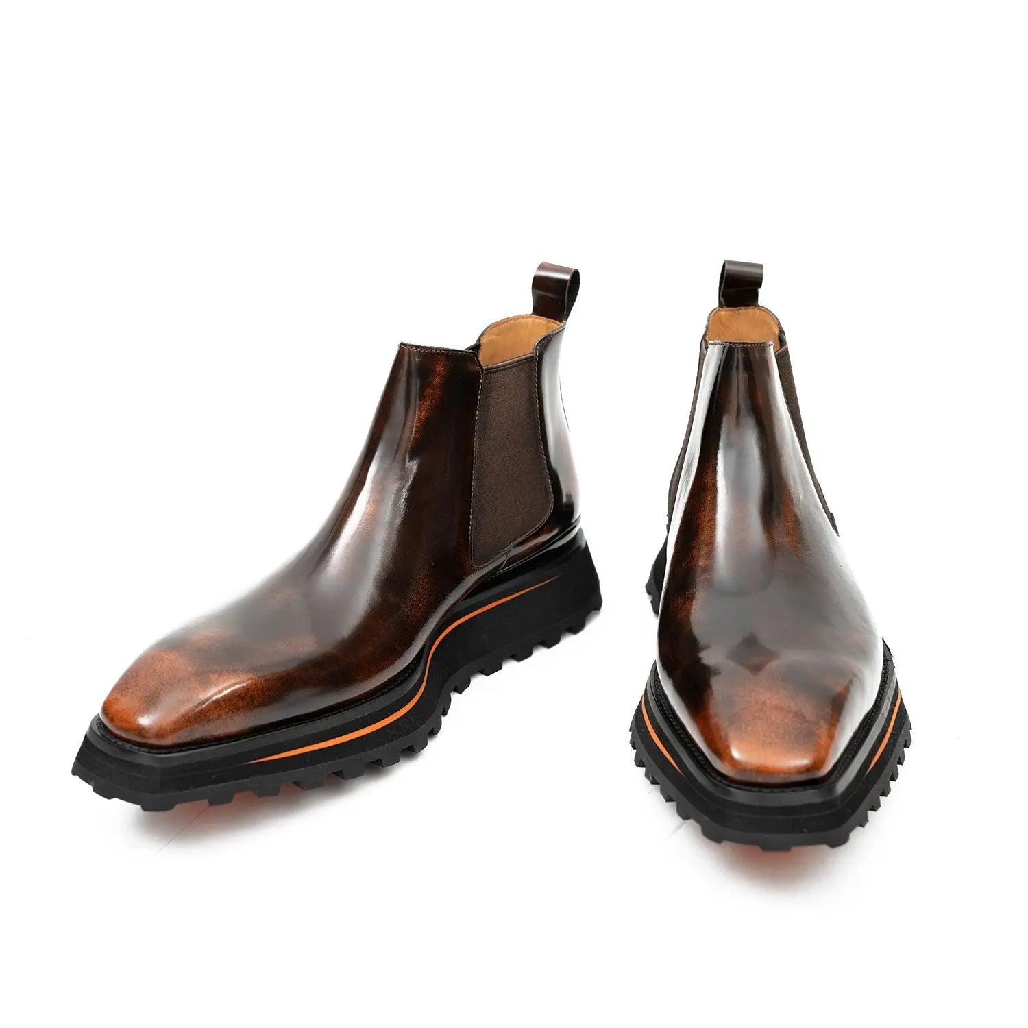 Burnished Chelsea Lug Boots