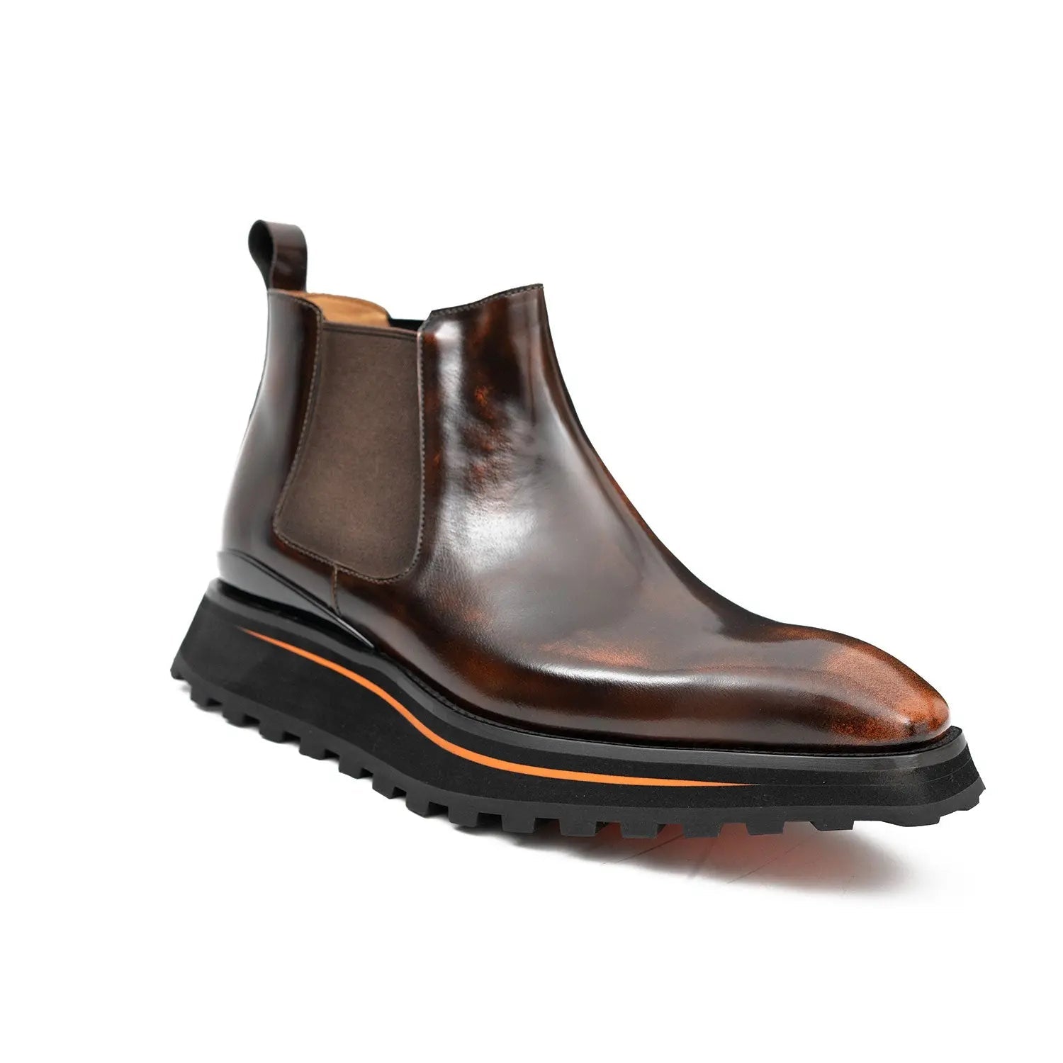 Burnished Chelsea Lug Boots