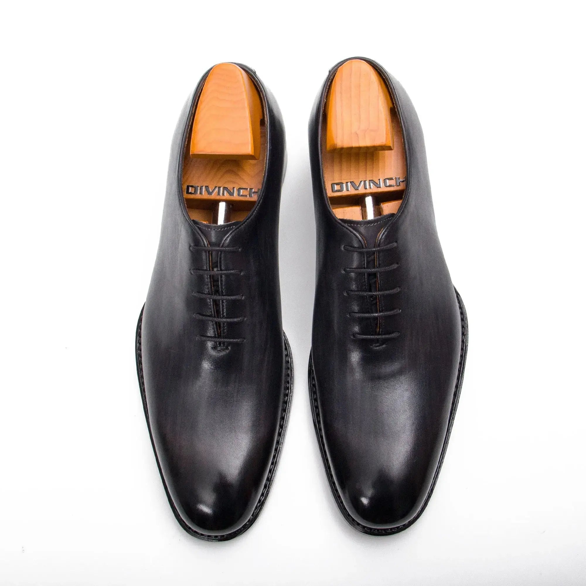 Seamless Wholecut Iron Gray Oxfords