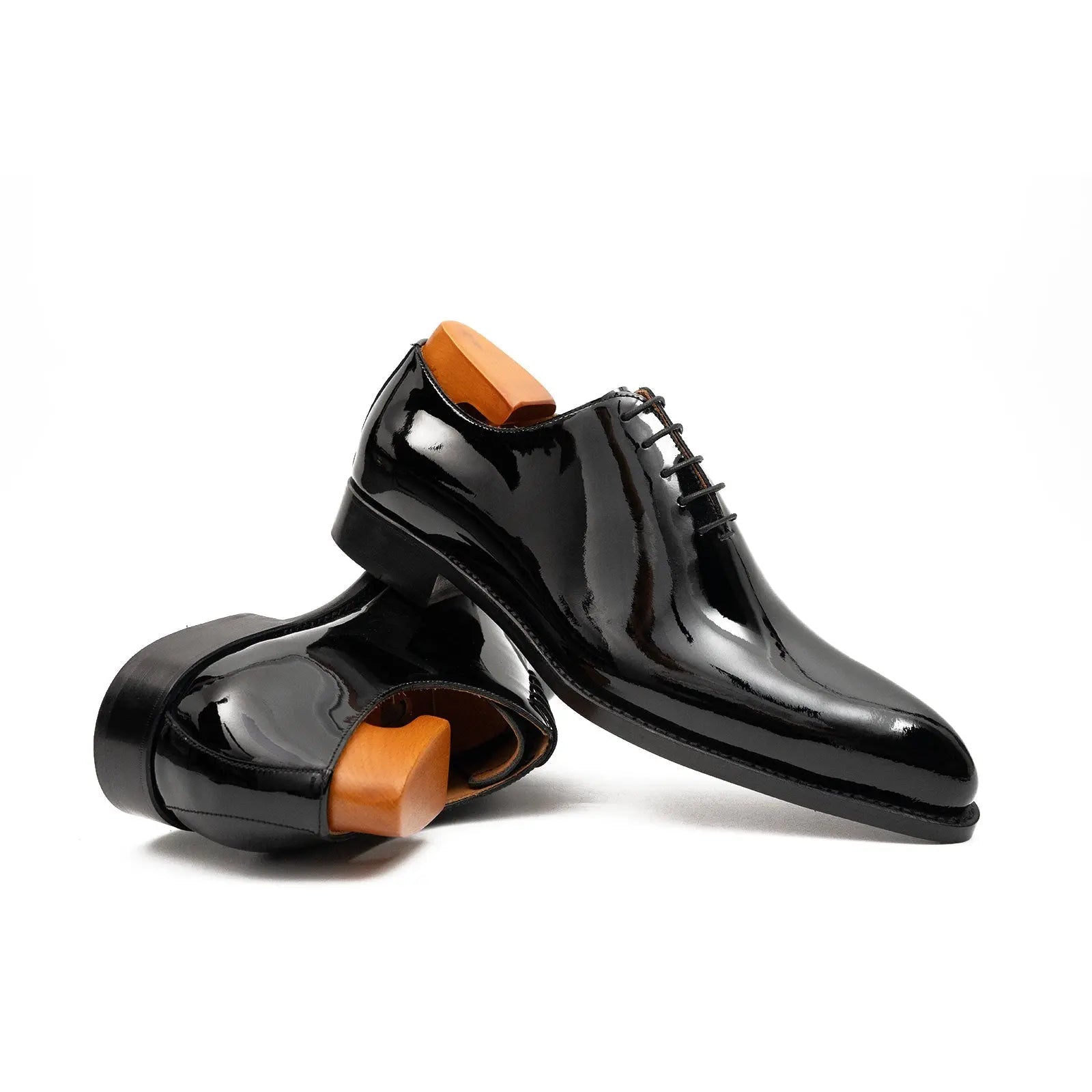 Black Patent Oxford Dress Shoe