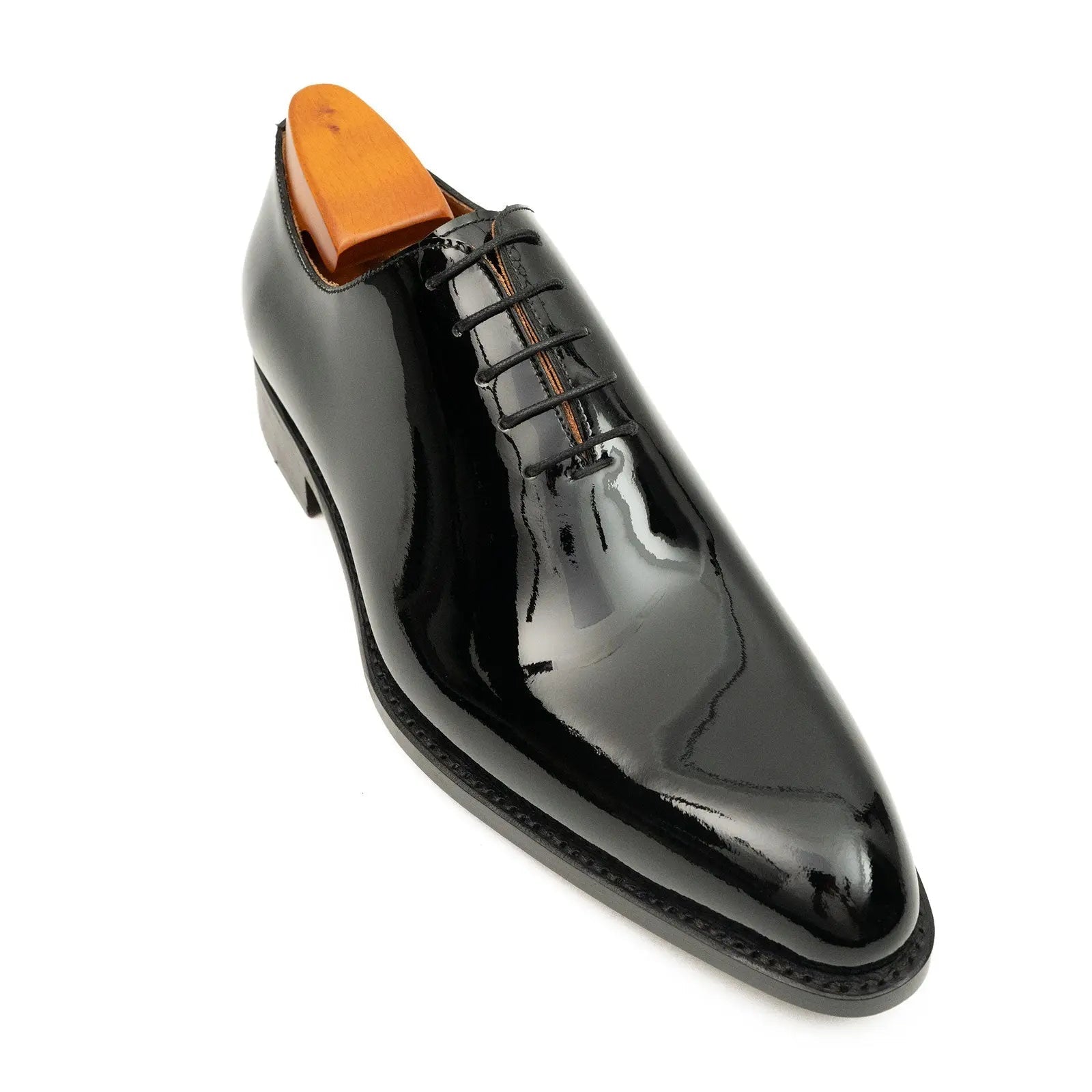 Black Patent Oxford Dress Shoe
