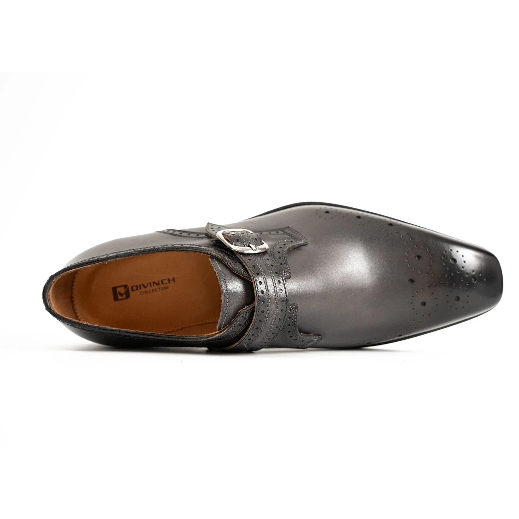 Black Monk Strap Dress Shoe