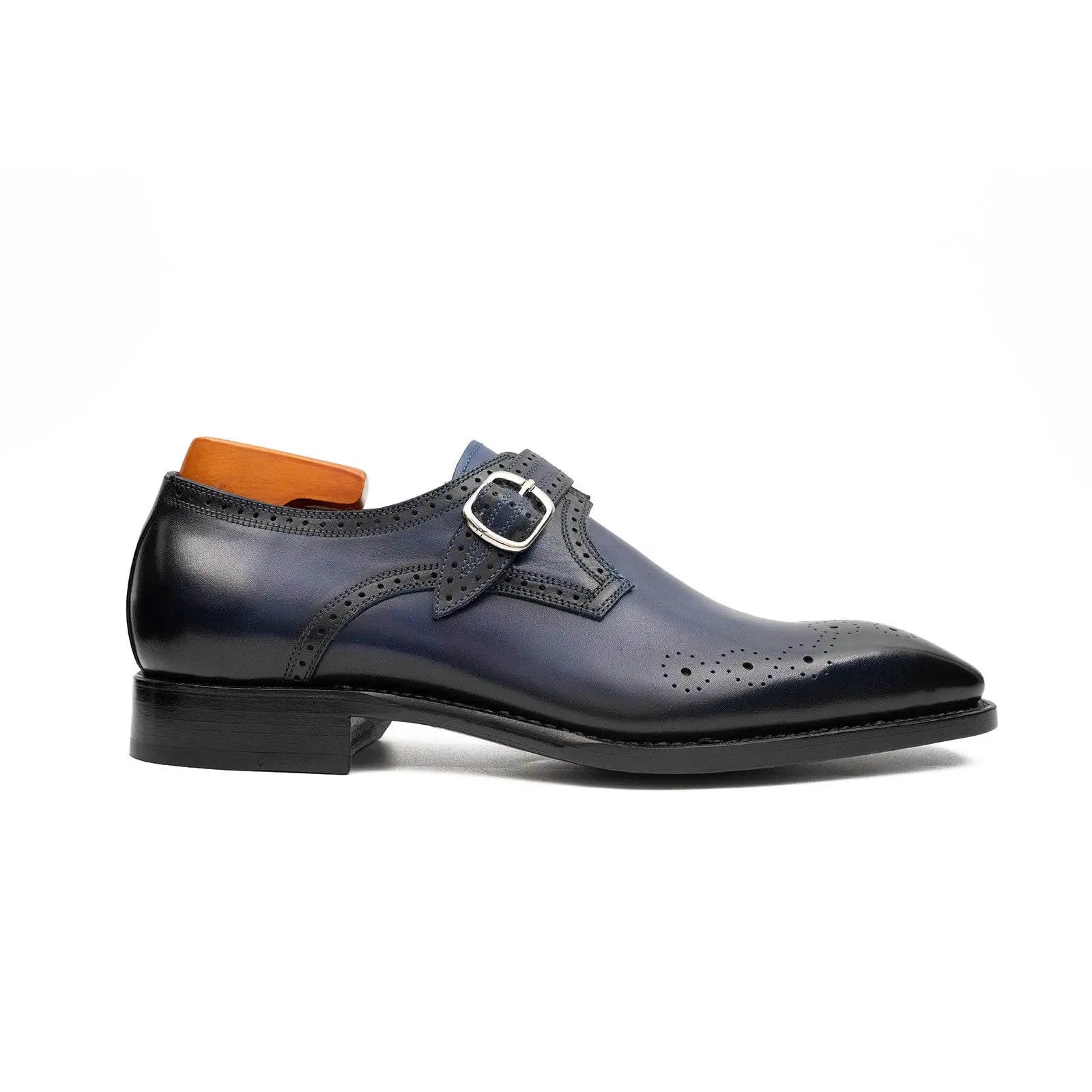 Midnight Blue Monk Strap