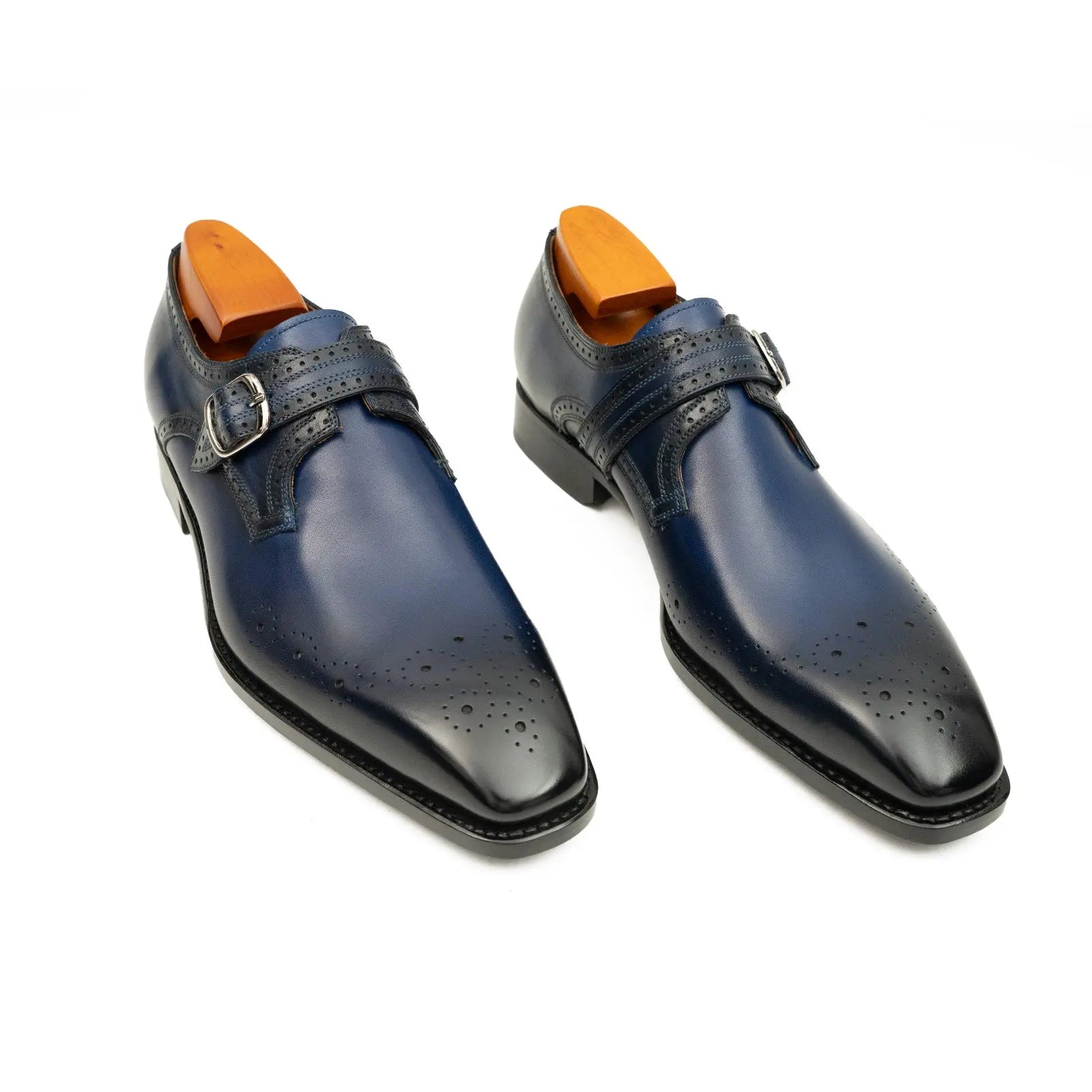 Midnight Blue Monk Strap
