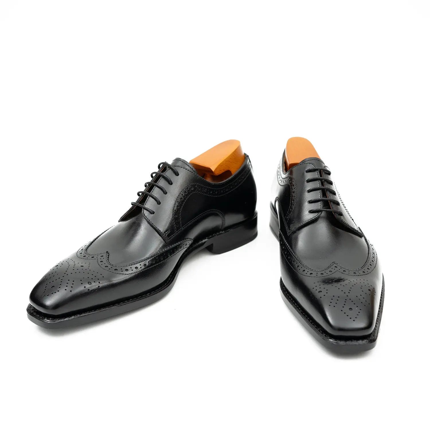 Black Goodyear Wingtip Derby