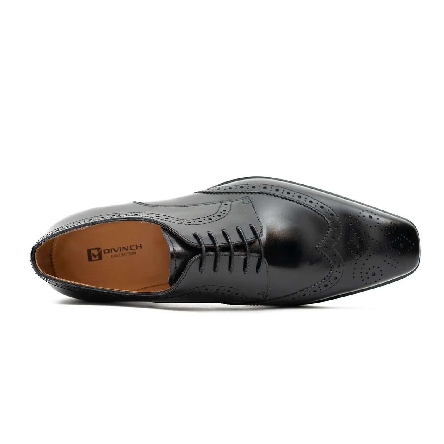 Black Goodyear Wingtip Derby