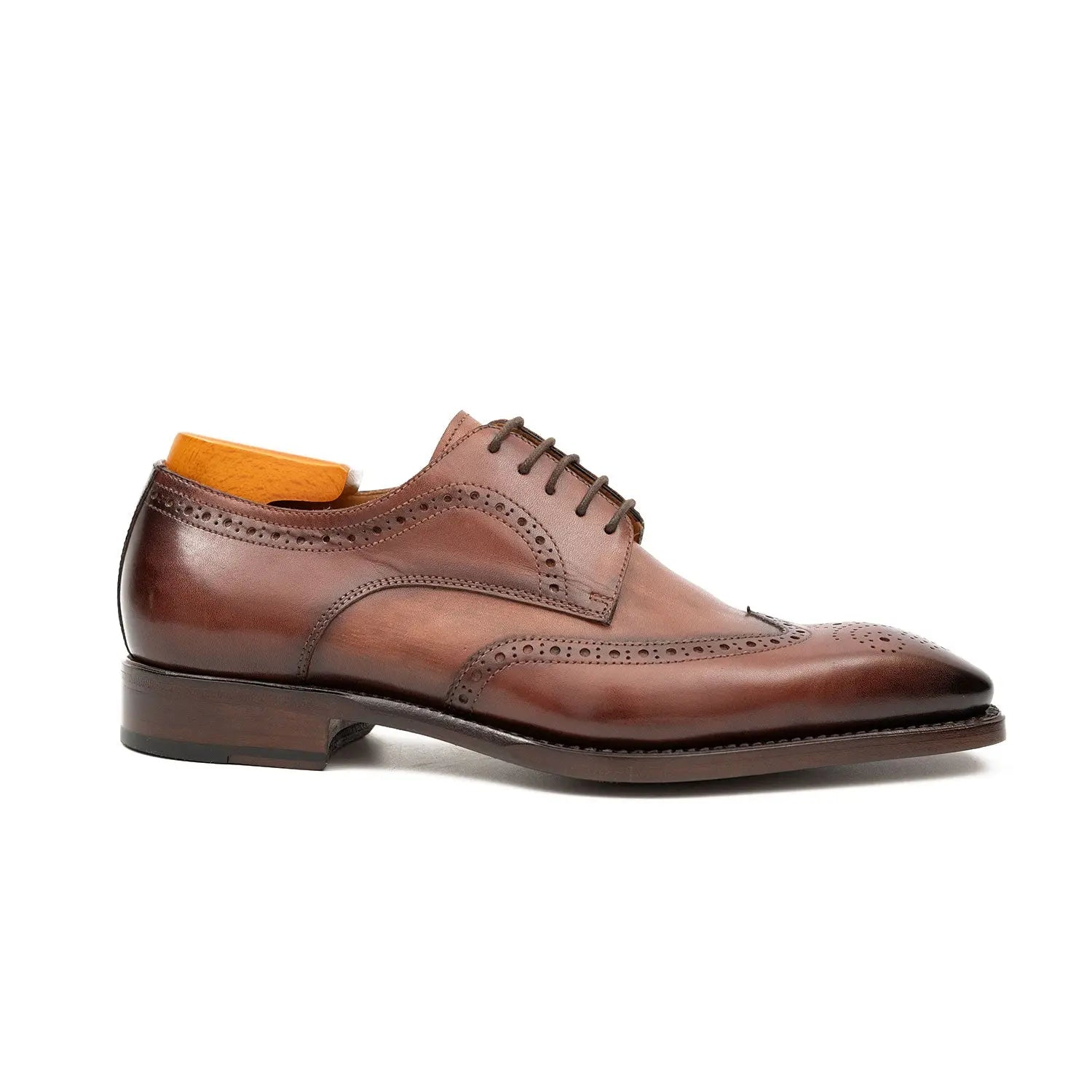 Burnished Calf Derby Shoes