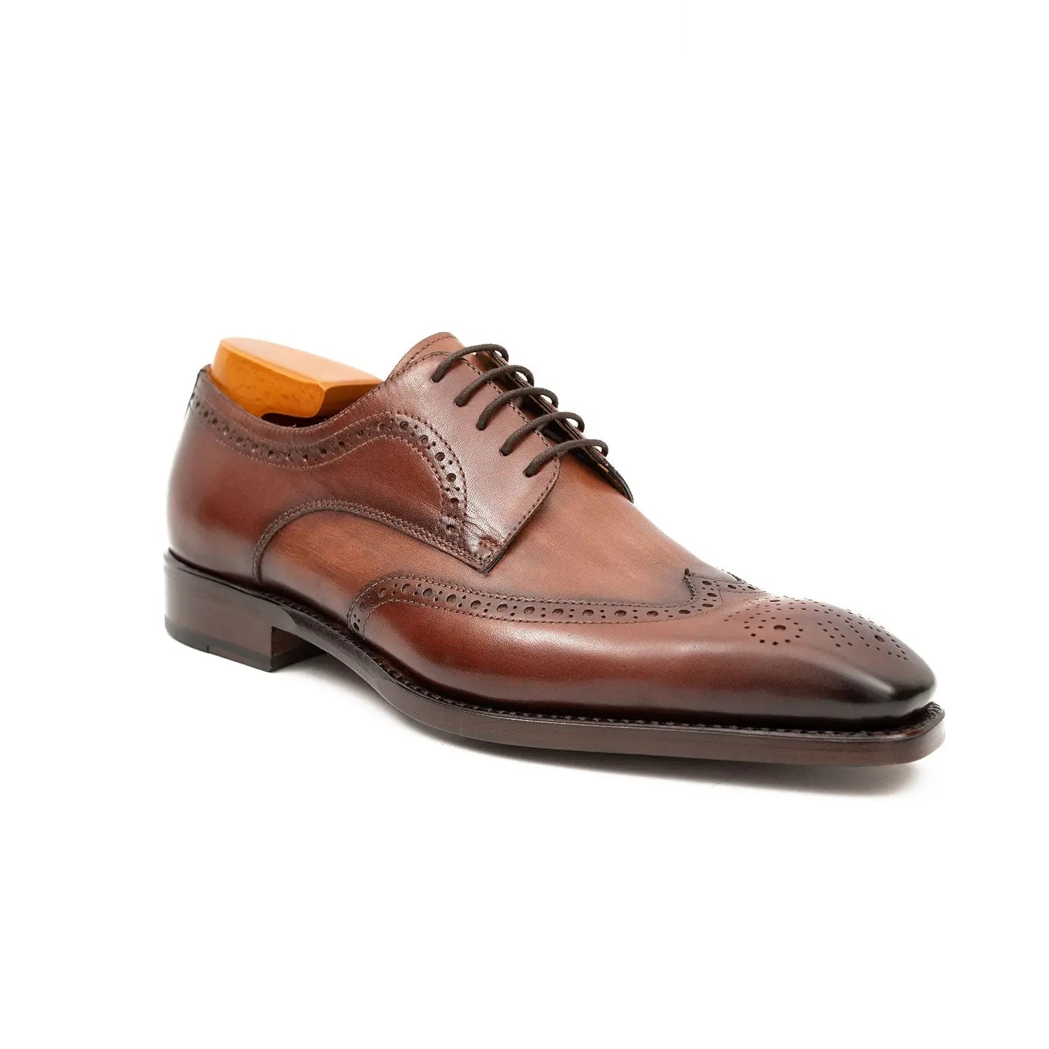 Burnished Calf Derby Shoes