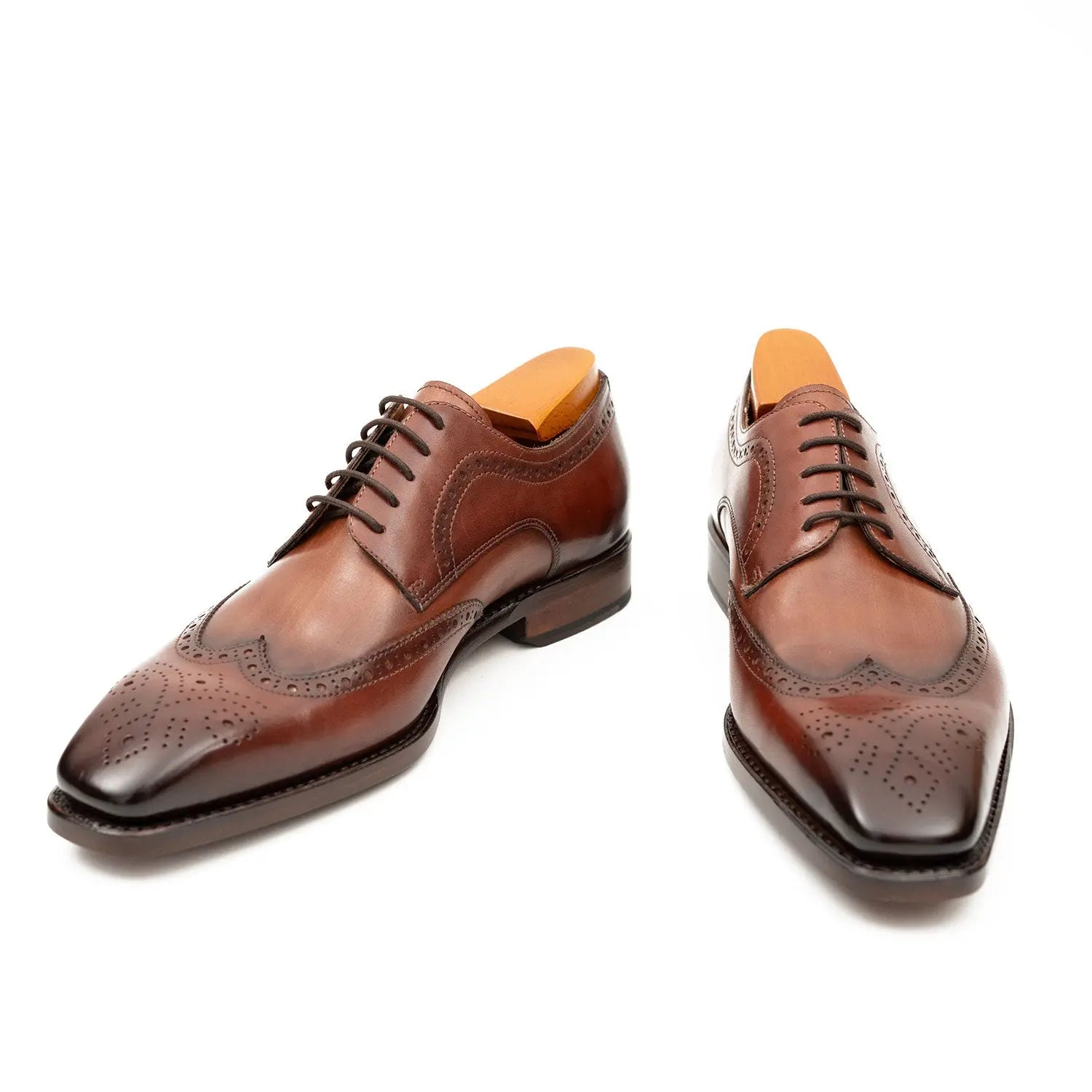Burnished Calf Derby Shoes